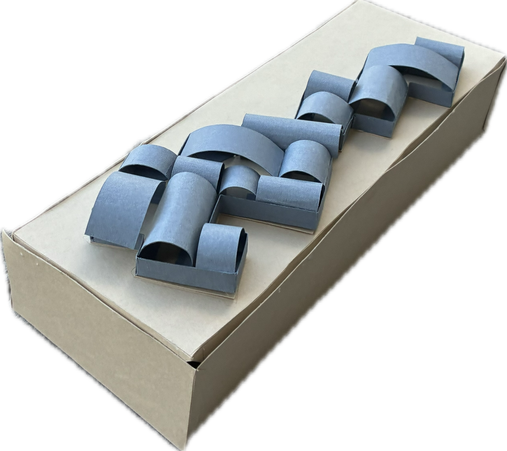 This massing model was one of the final models prior to reaching the final massing