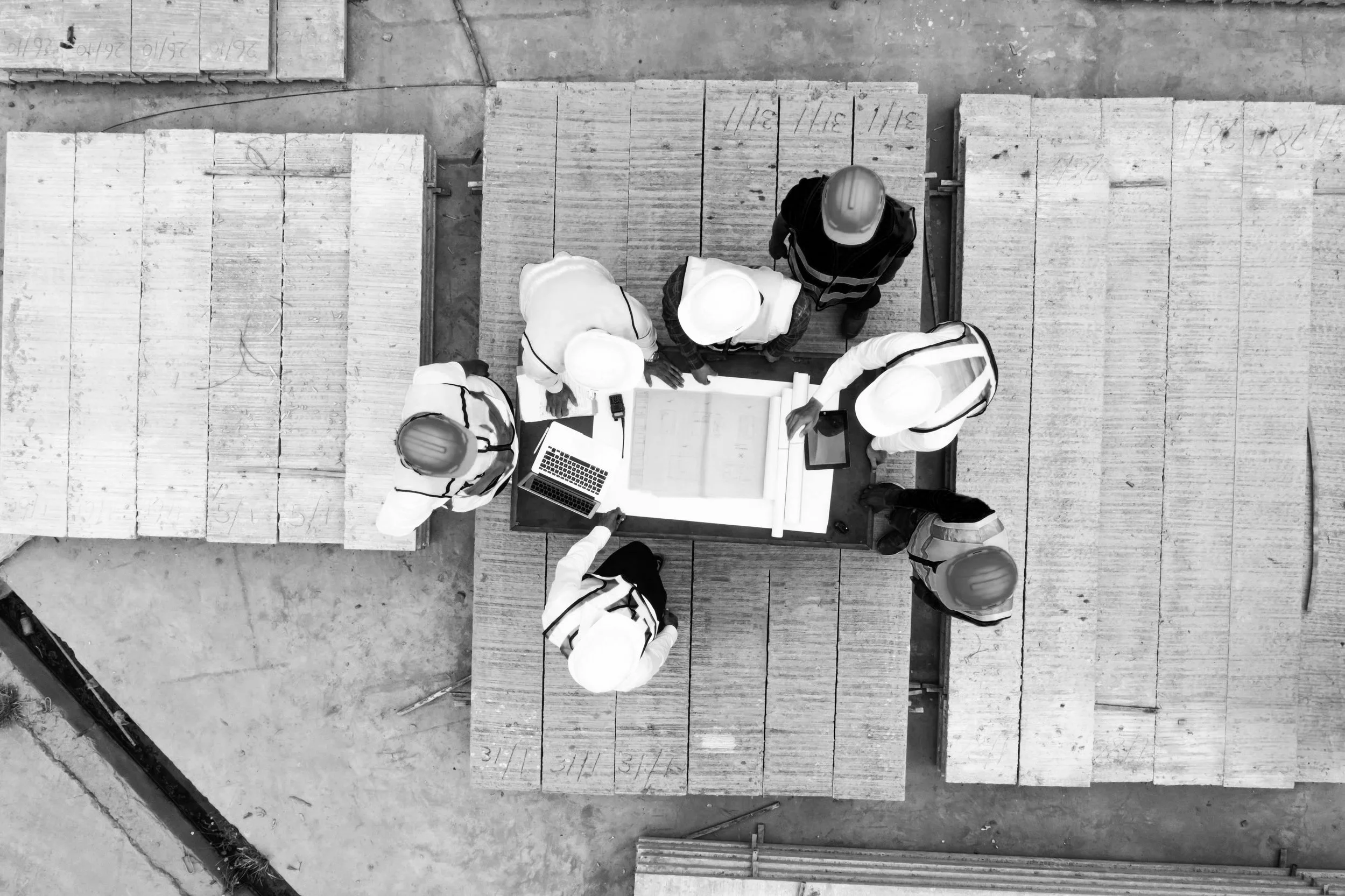Health and Safety Consulting at a Construction and Manufacturing project site helping their client fix a health and safety hazard and health and safety risk that could injure or kill a worker if not corrected.