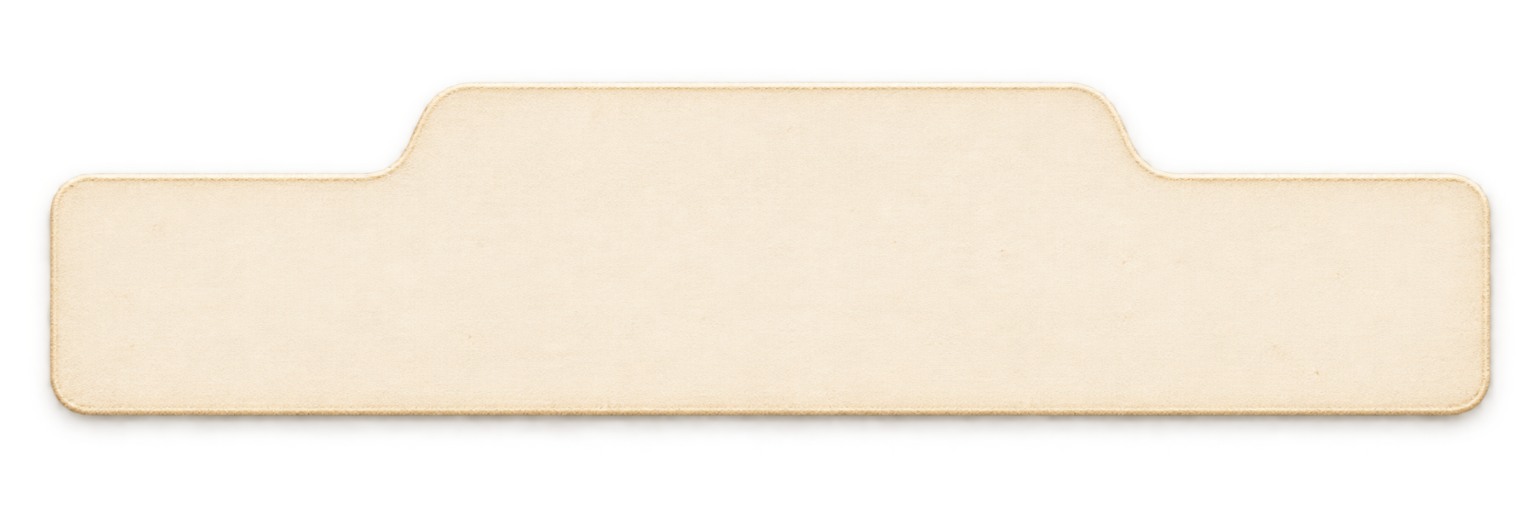 A beige empty file folder with a tab at the top.