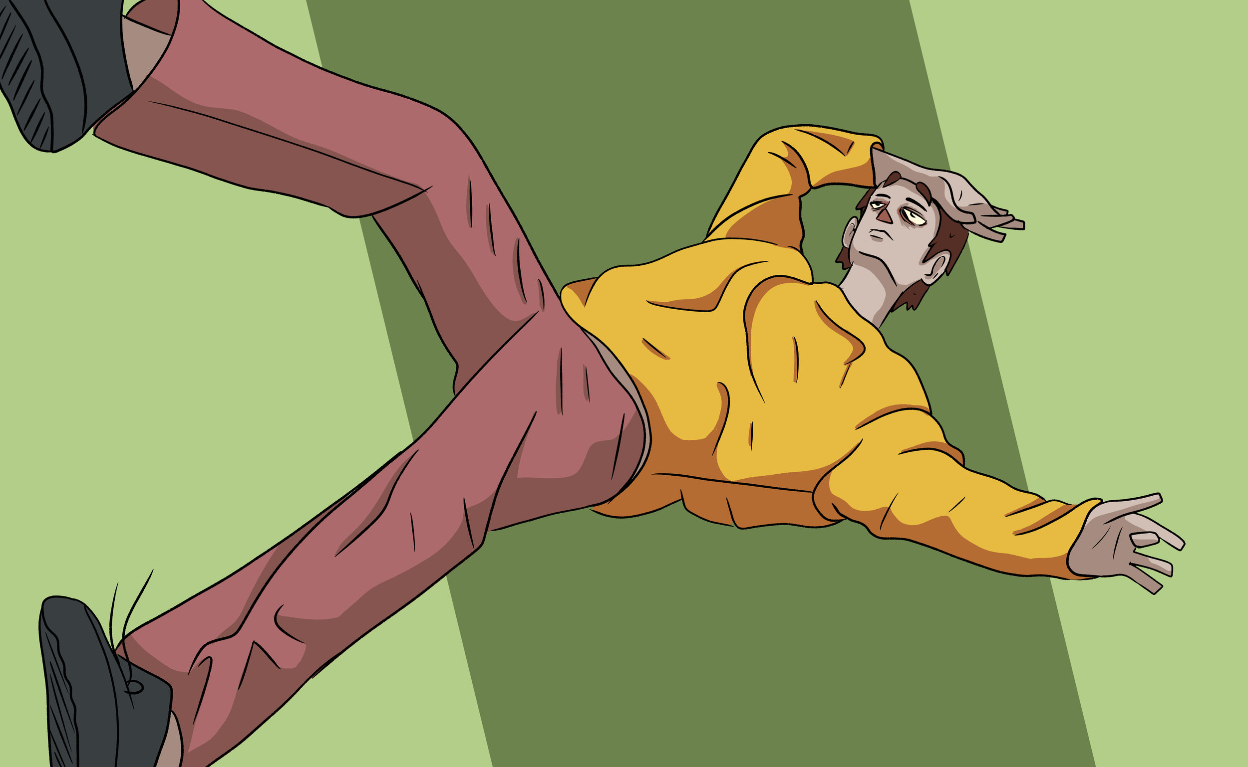 Falling Guy Yellow Sweatshirt.png