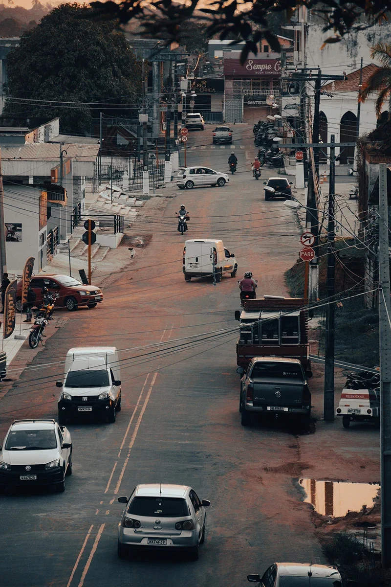 Street scene in Cruzeiro do Sul, gateway city to the western Brazilian Amazon