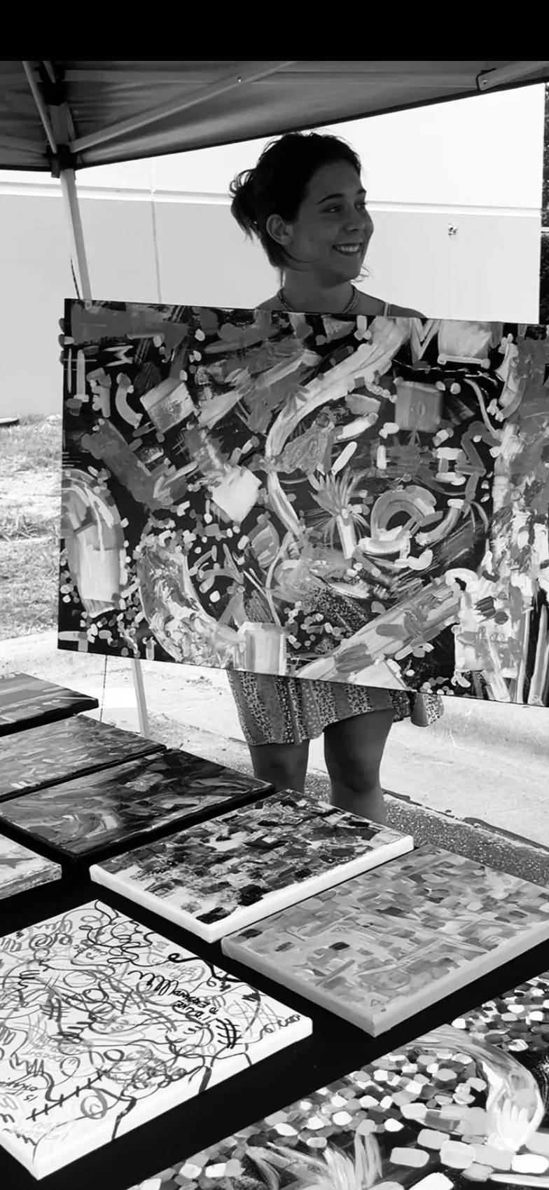 Studio Notes - Painting With My Hands