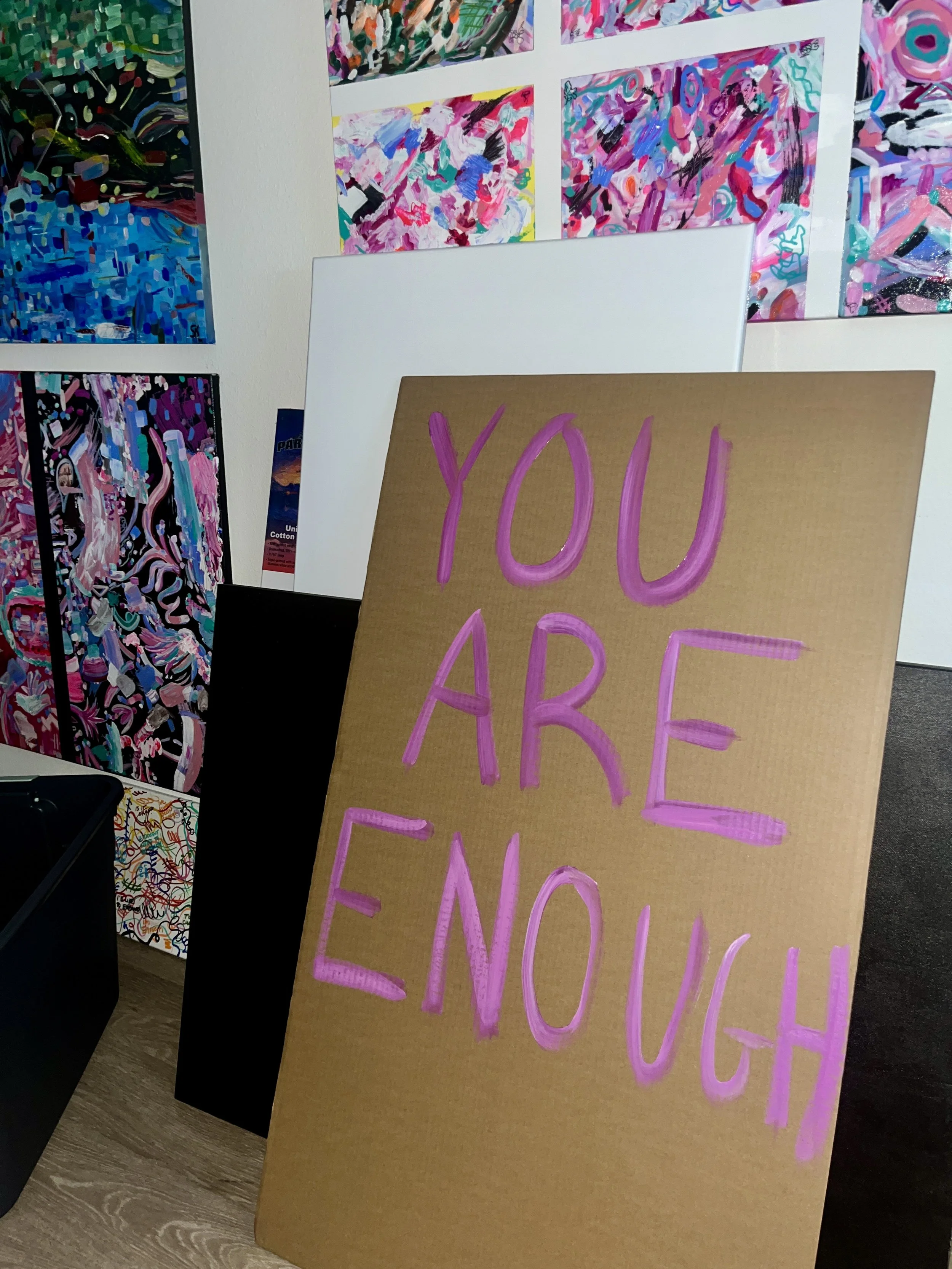 Studio Notes - A Love Note on Cardboard