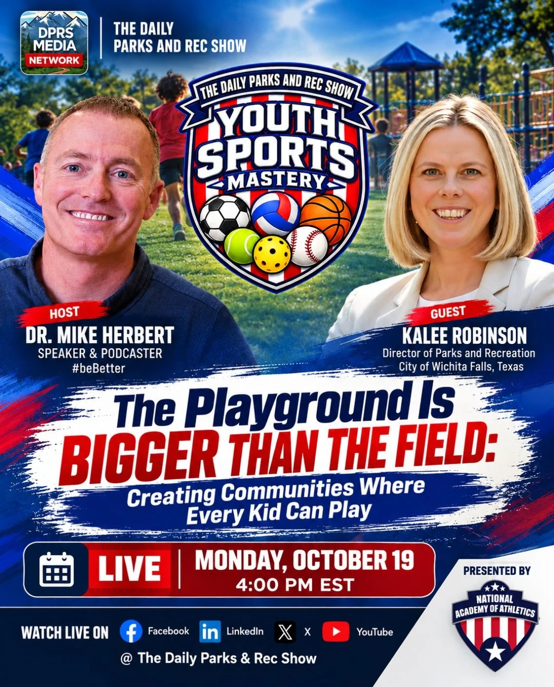Join me on Facebook Live today at 1 pm PST/4 pm EST! Looking forward to talking to today&rsquo;s guest, Kalee Robinson. Always learning. Always growing. Always looking to #beBETTER.

#YouthSportsMastery #YouthSports