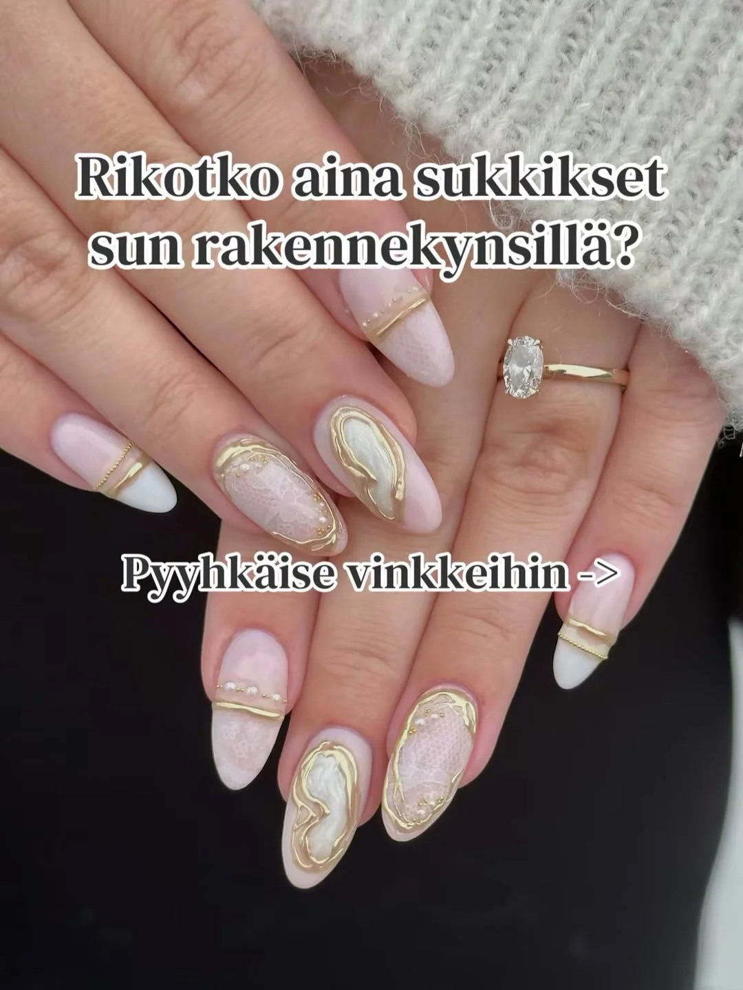 Asiakkaiden kanssa t&auml;&auml; aihe nousee usein puheeksi! T&auml;ss&auml; mun vinkit sukkiksien kanssa taisteluun! 🤭🫶

#kynsisonja #sukkahousut #kynnet #vinkki