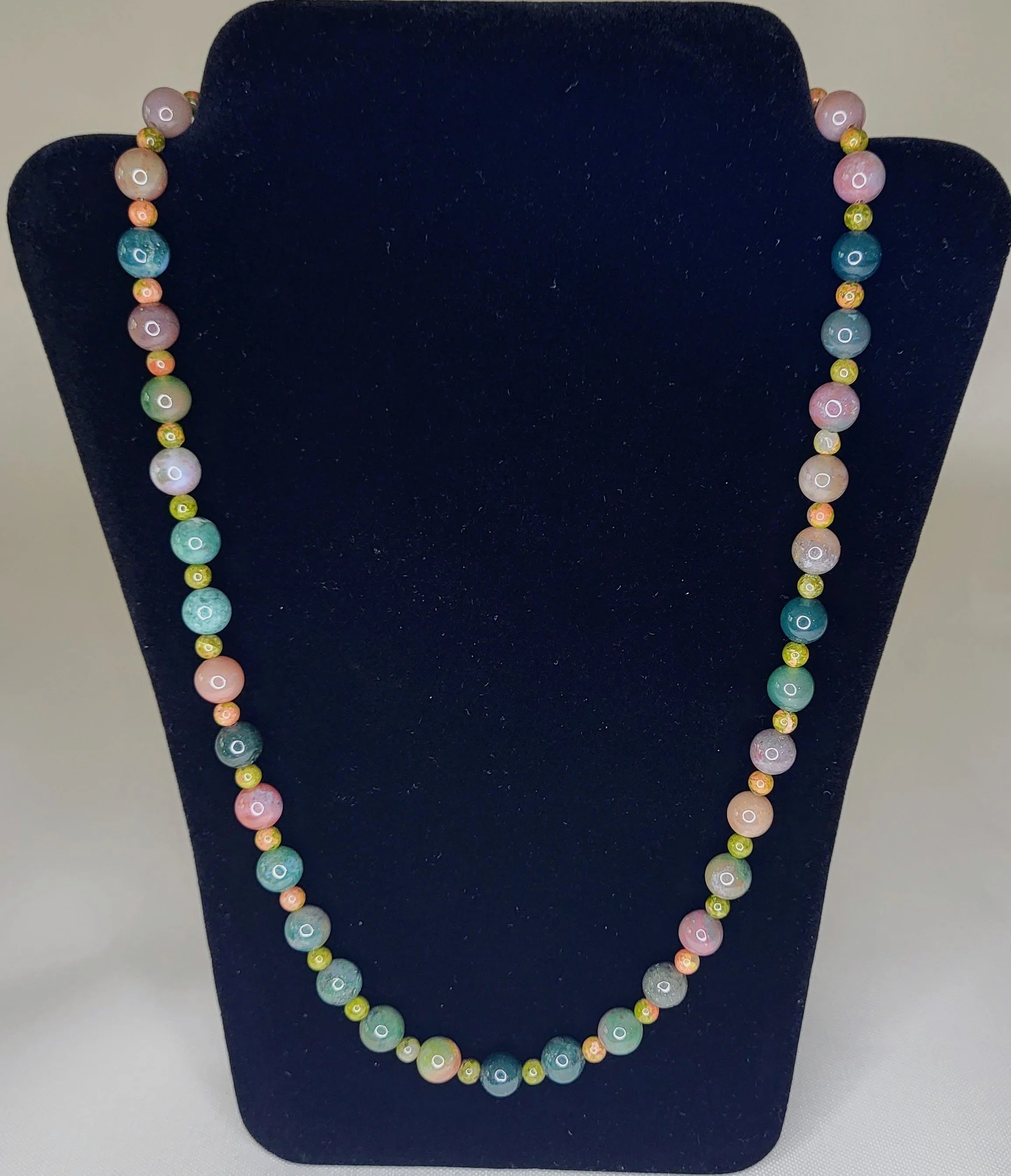 Multicolored Gemstone Elegance Necklace