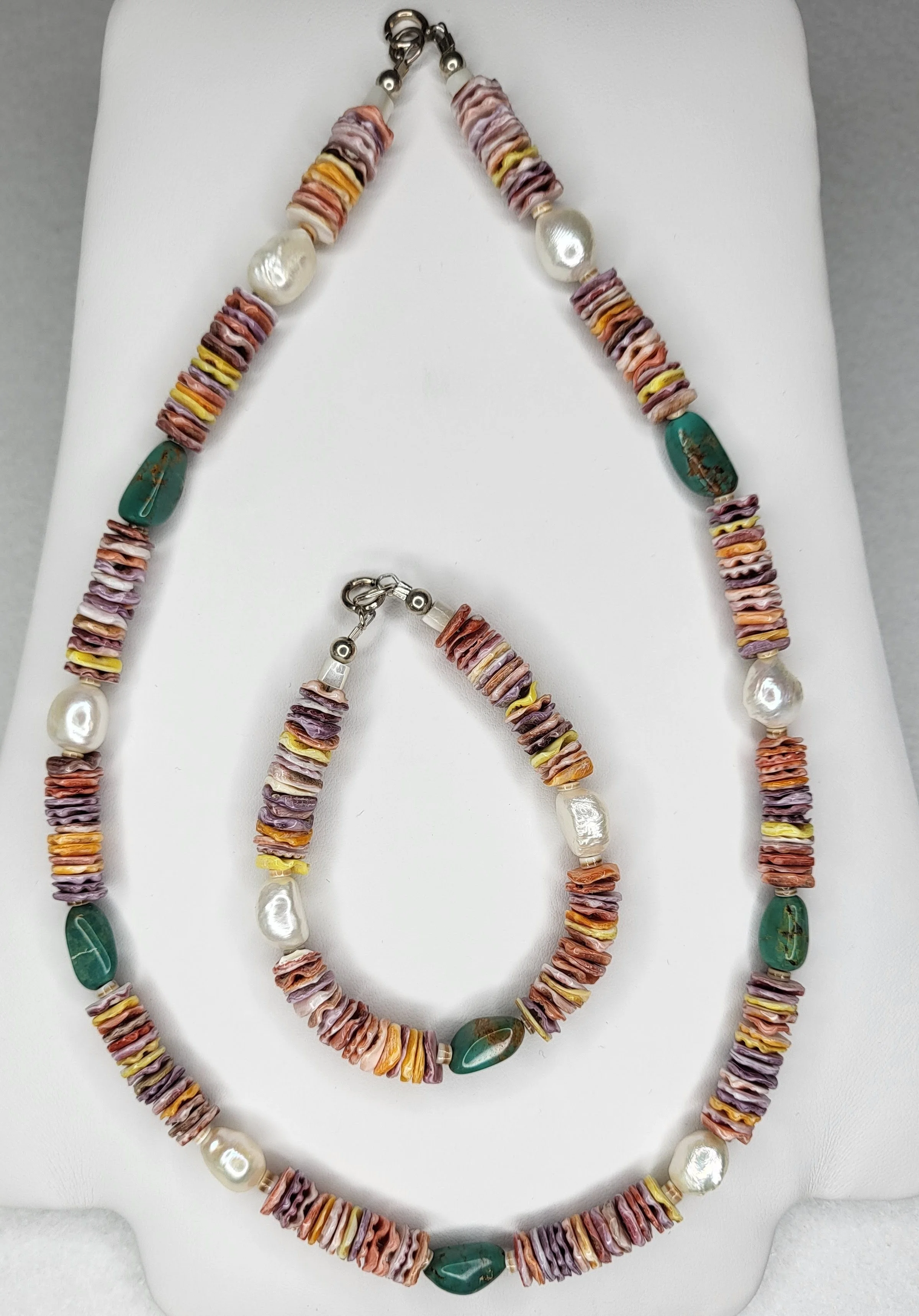 Ocean Elegance Shell and Pearl Jewelry Set