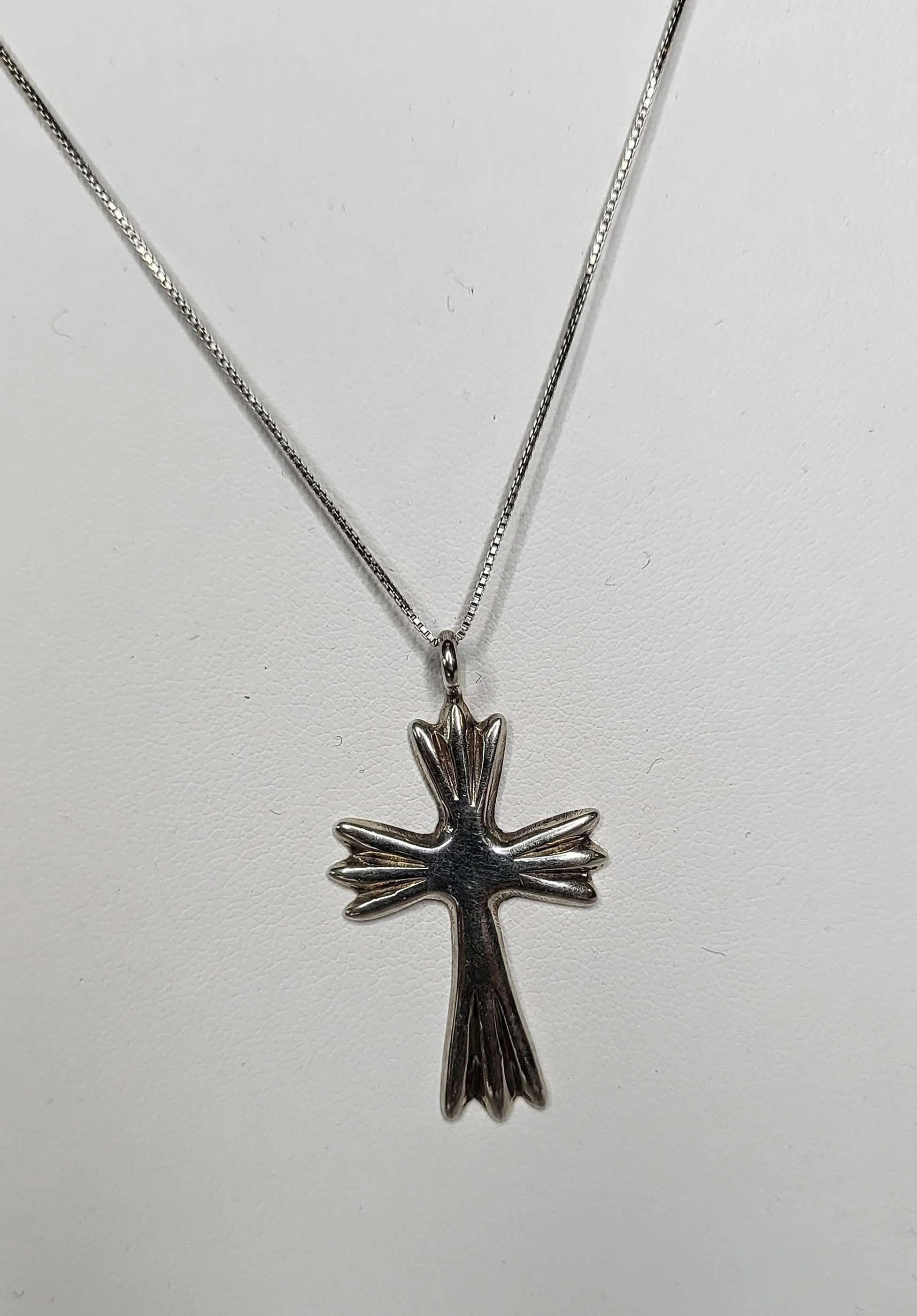 Sterling Silver Cross Pendant Necklace
