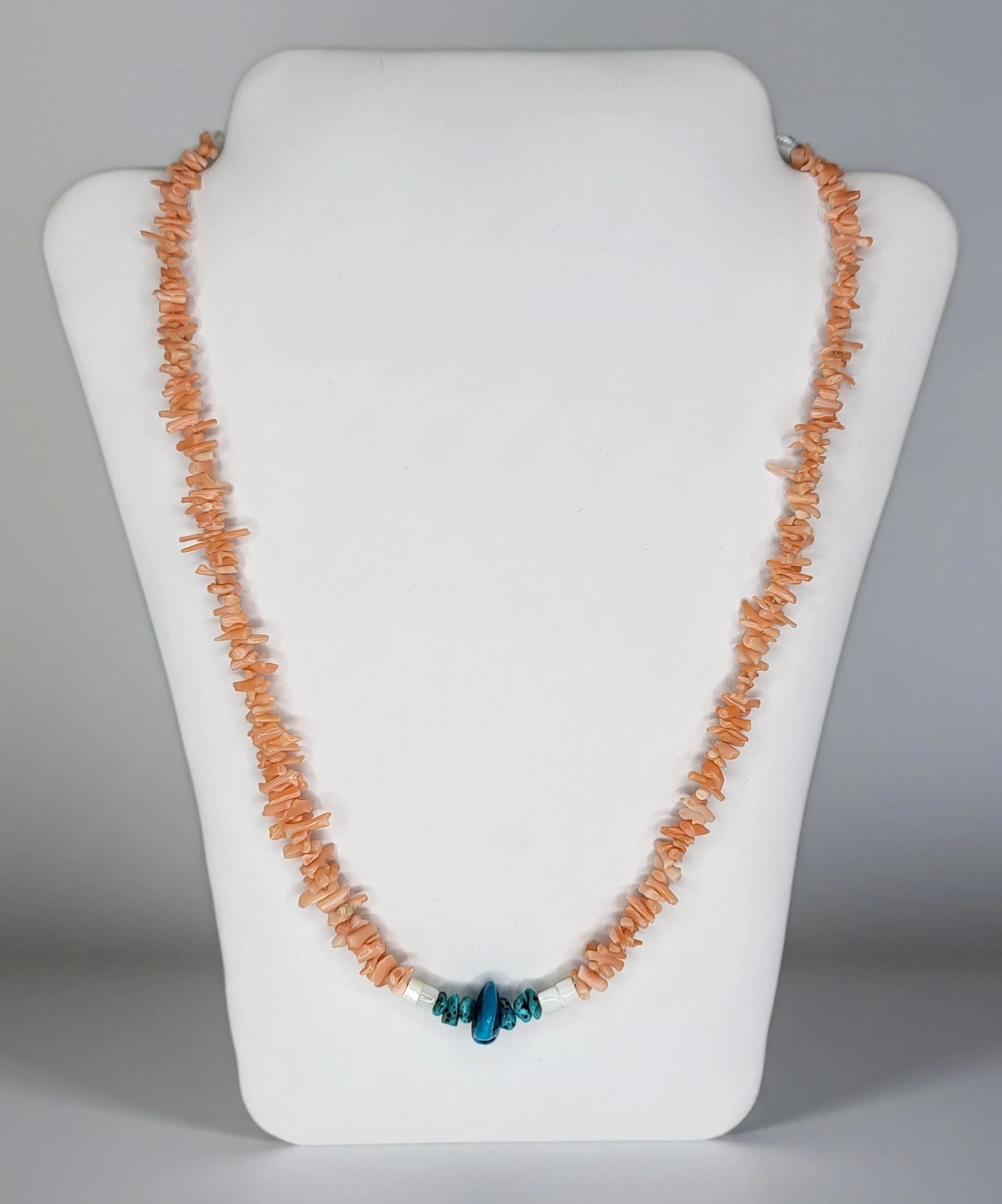 Coral & Turquoise Serenity Necklace