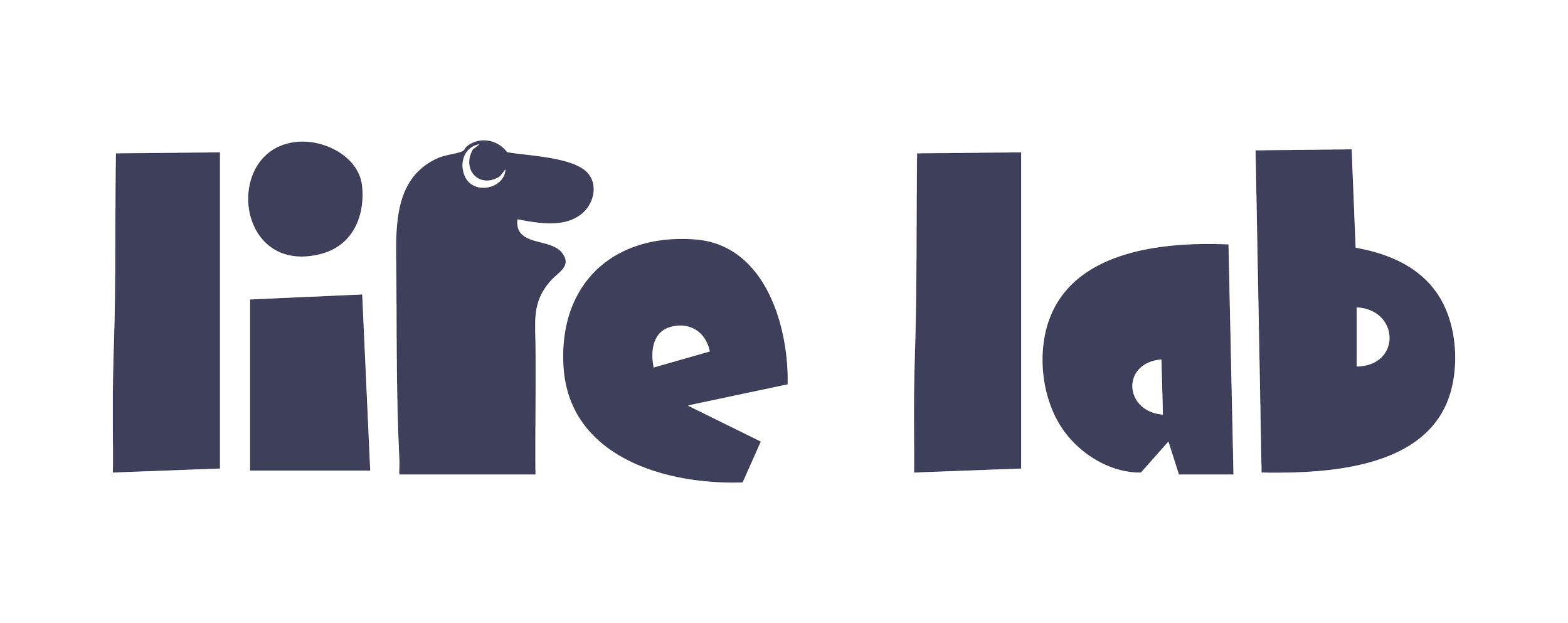The image displays the word 'hello' in large, dark blue lowercase letters with a simple and playful font.