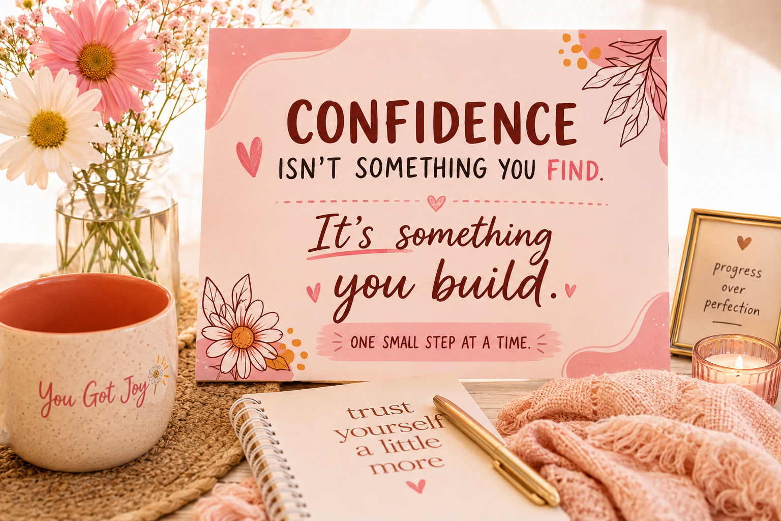 Confidence Isn’t Something You Find. It’s Something You Build.