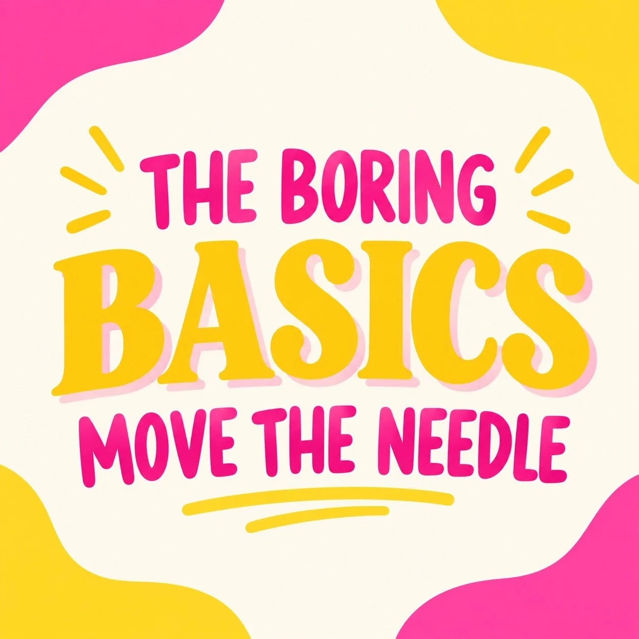 The things that move you forward are often simple and unglamorous.

Making the plan.
Practicing the skill.
Following up.
Putting things back in order.
Showing up again.

They may not make a dramatic story, but they build progress over time. Give the 