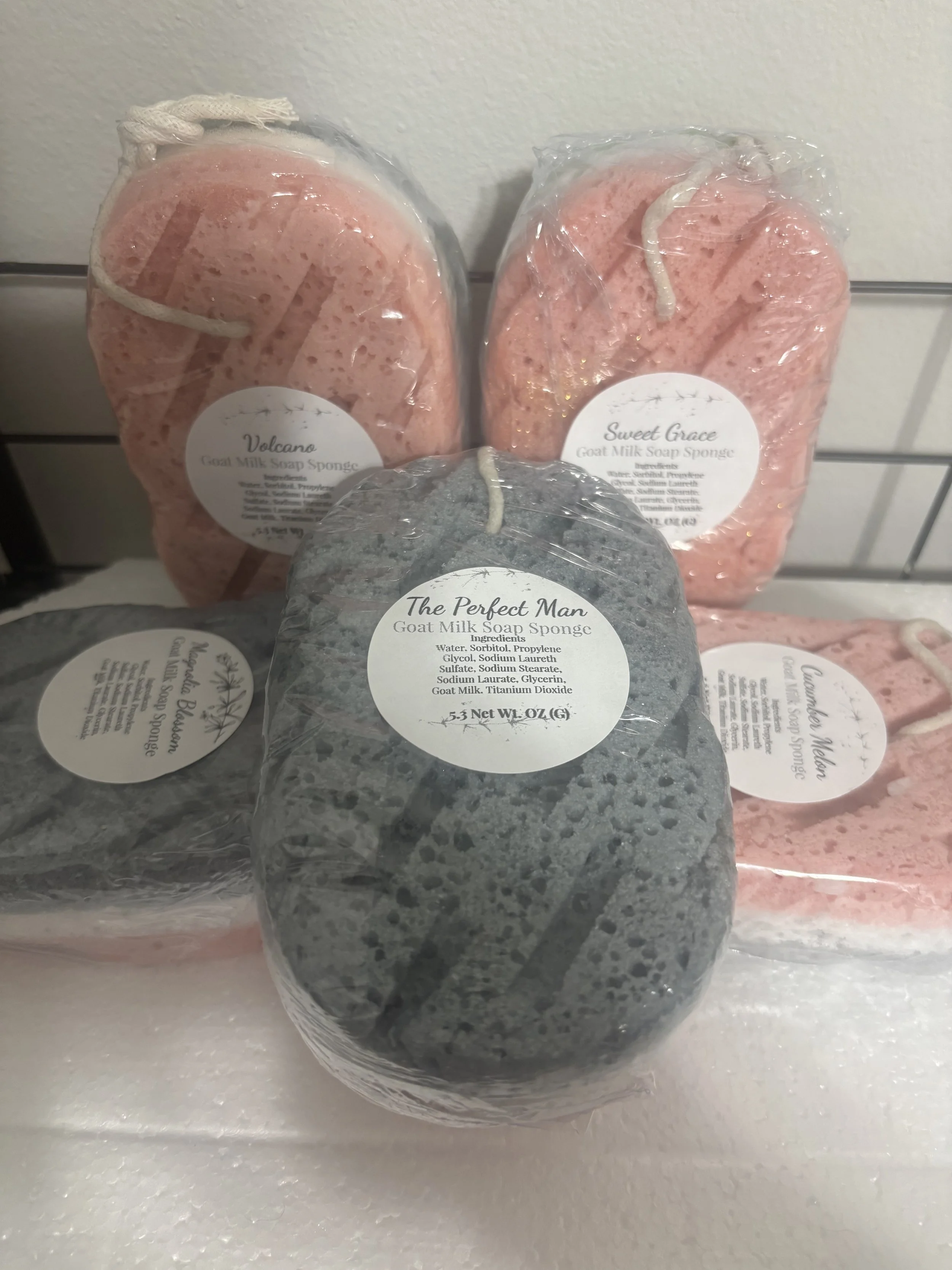 Loaded Goat Milk Soap Sponge