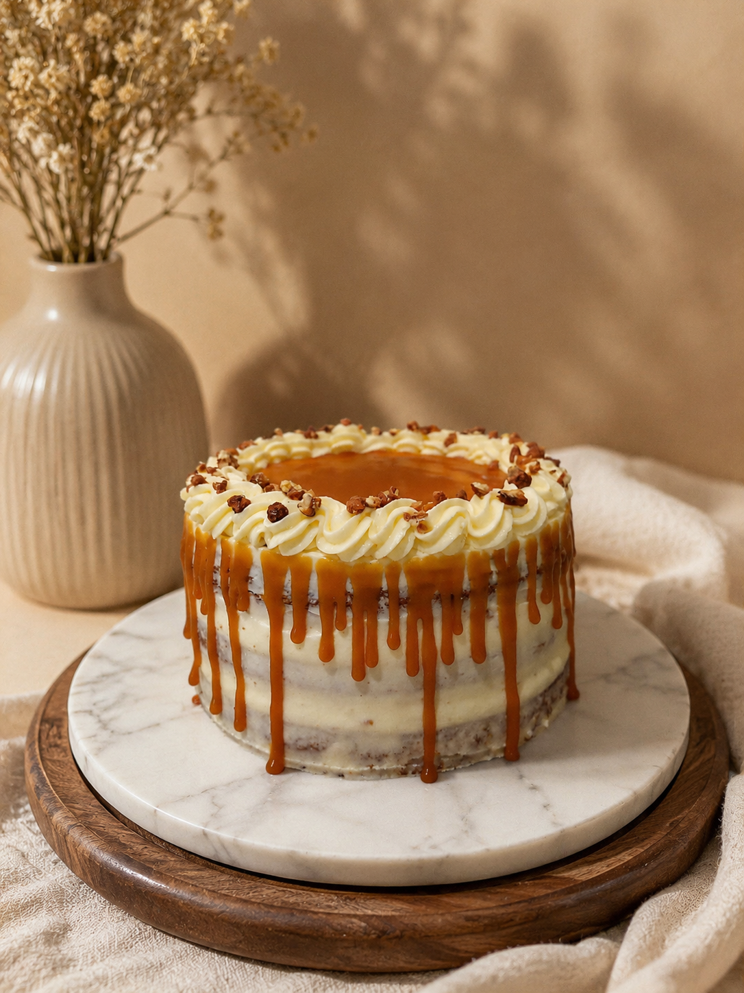 Naked drip cake