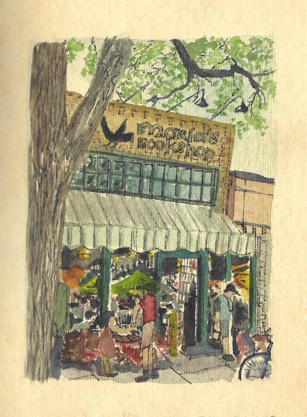 Maria's Bookstore is one of my favorite stops along main street in Durango. I captured this one last summer, after sitting and admiring the shop during a Farmer's Market. This was done in my very small sketchbook. I'd love to do a larger rendition so
