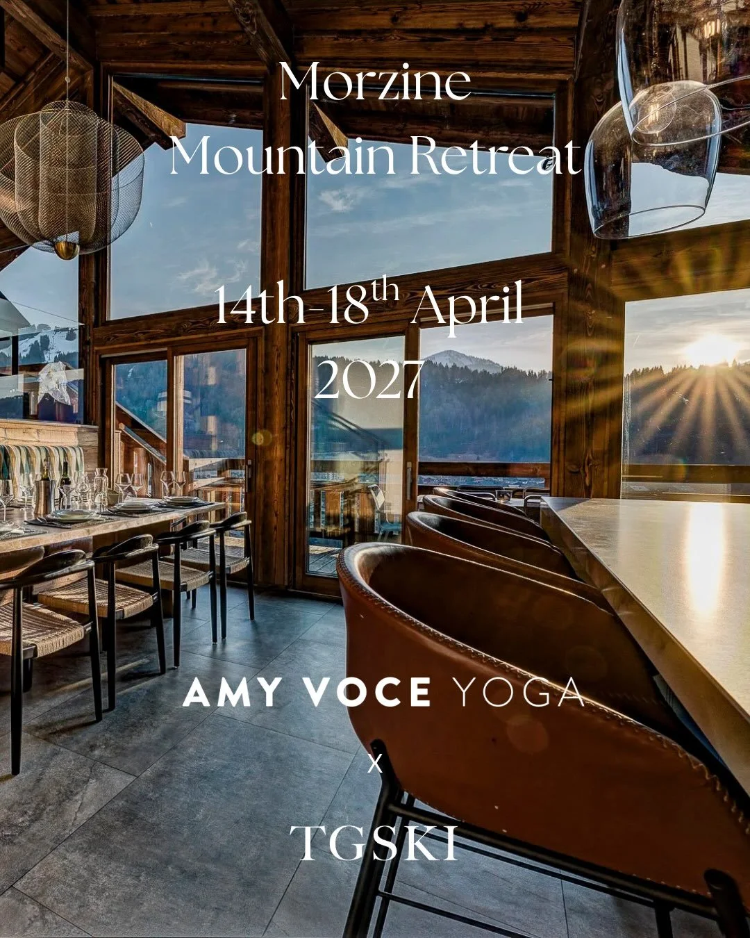 Morzine Mountain Retreat 🏔️🧘🏻&zwj;♀️

14th-18th April 2027

We&rsquo;re going again&hellip; Get ready to feel transformed on our Morzine Mountain Retreat!

Do you feel a massive urge to escape from your daily routine; responsibilities, admin, noti