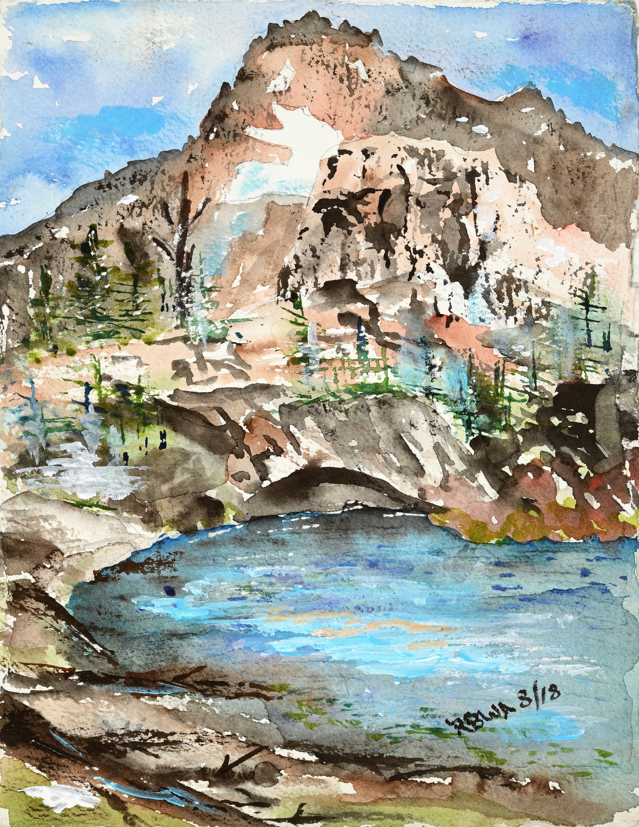 Sawtooth Lake, Sawtooth Mountains, Idaho