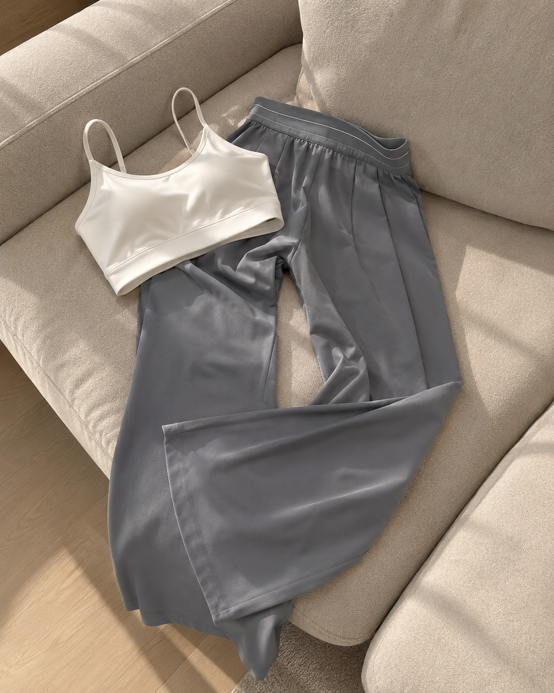Activewear gray inspired style