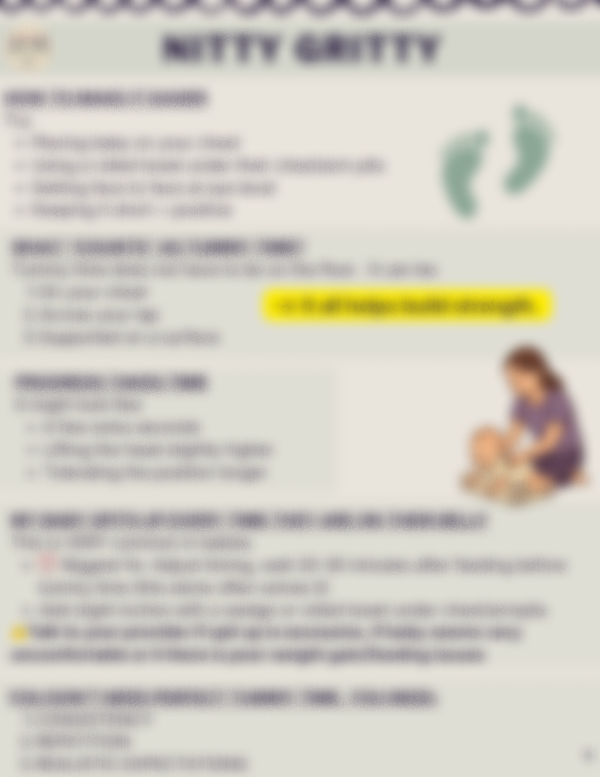 Tummy Time: A Simple, Evidence-Based Guidance for Real Families