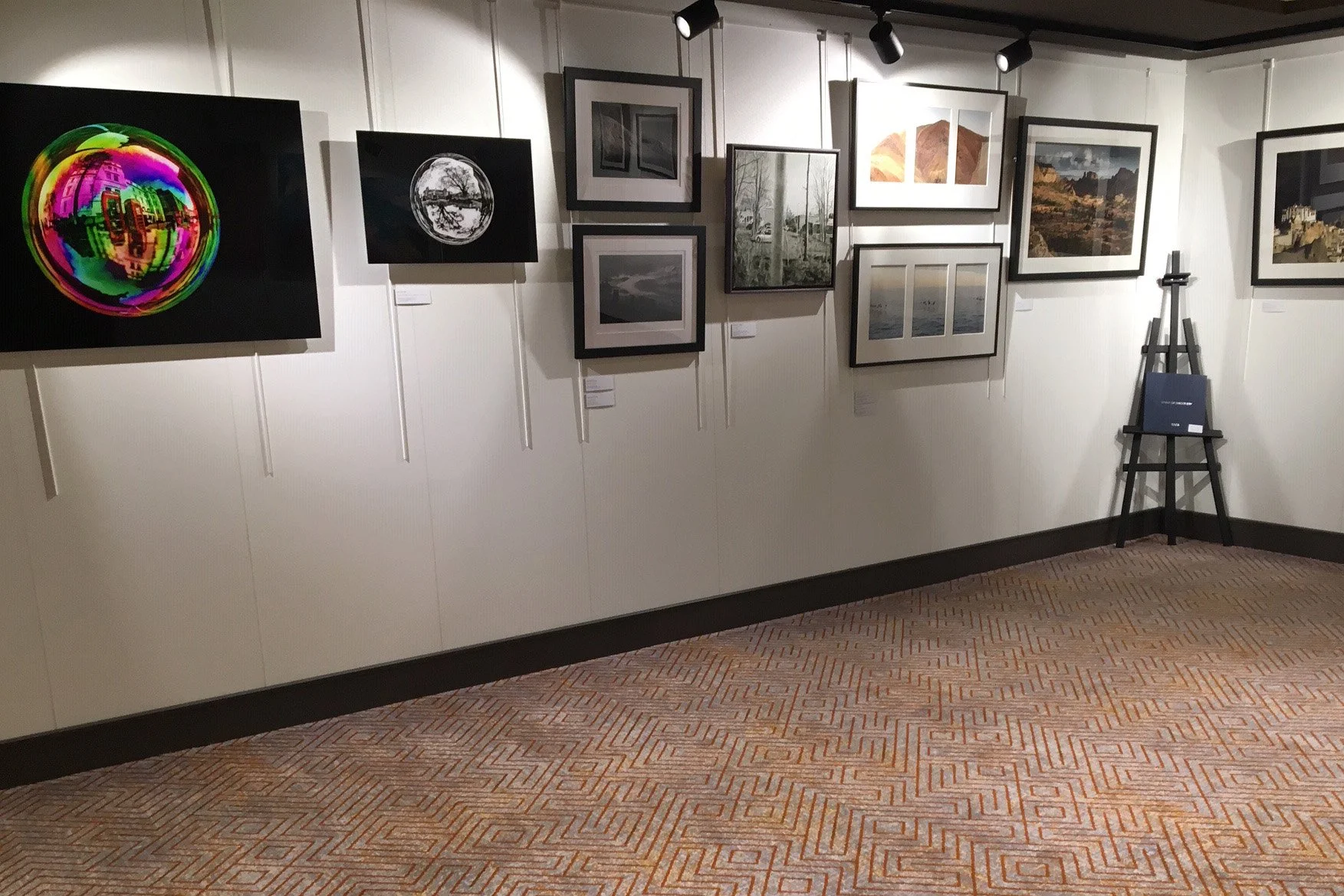 artist photographer rob clayton displays bubble photographs on cruise liner