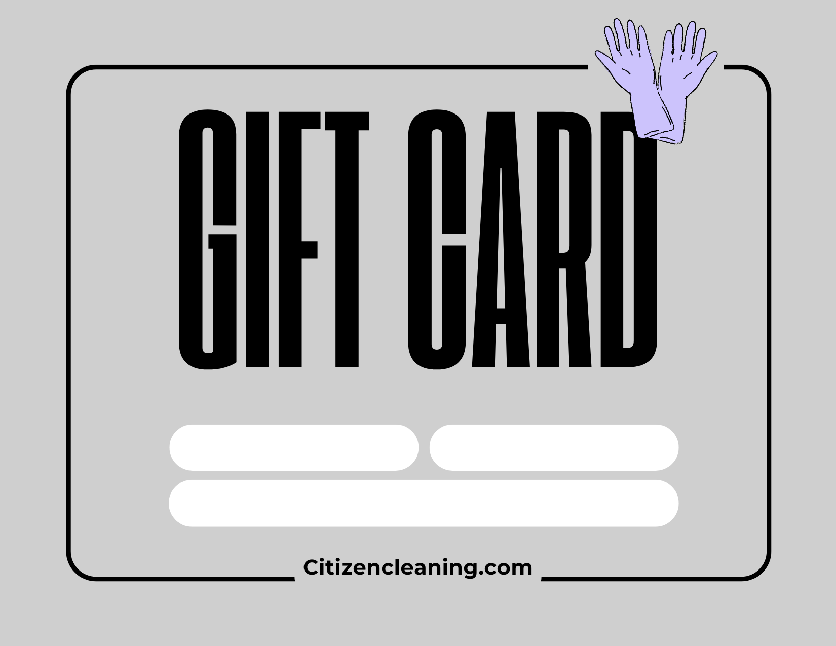 Cleaning Service Gift Card