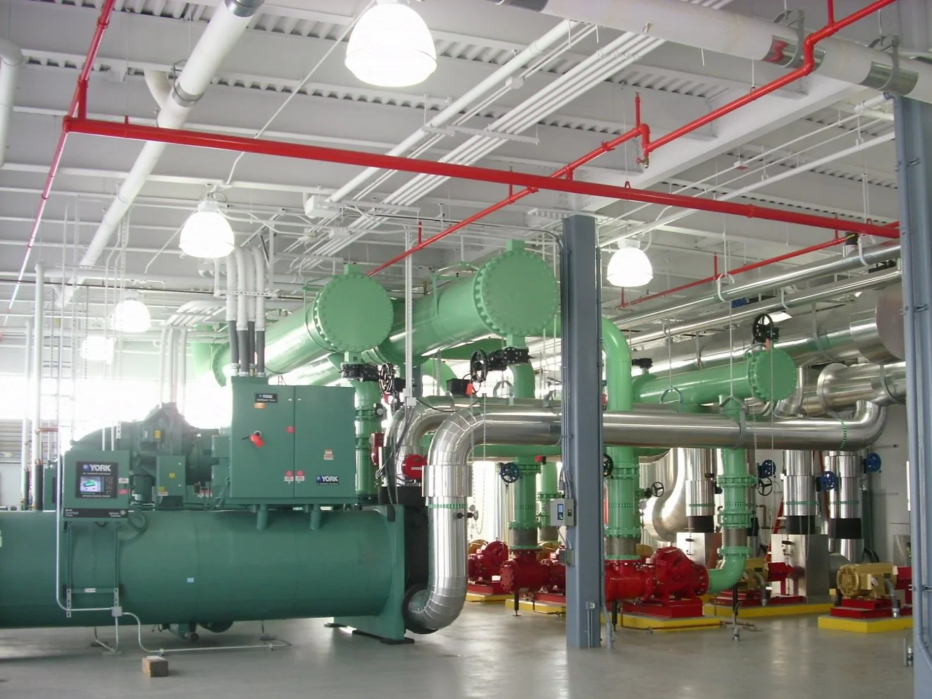 Large chiller plant