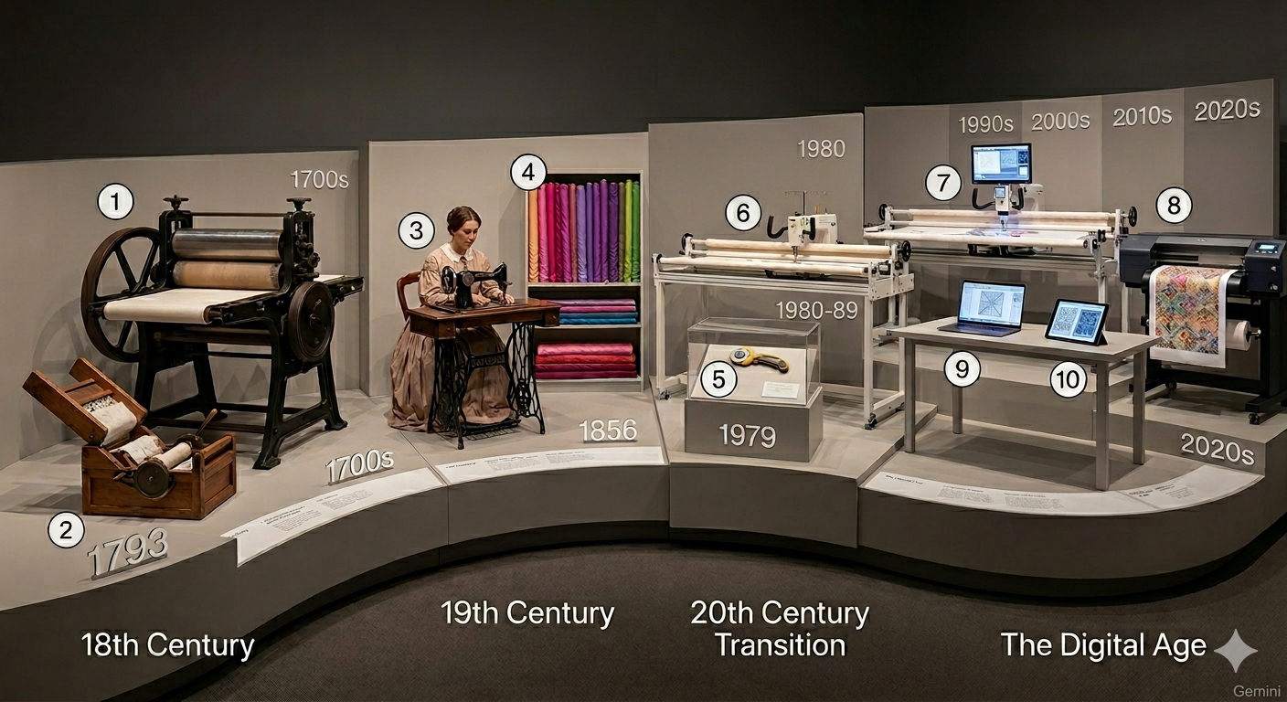 Quilting evolution with Technology