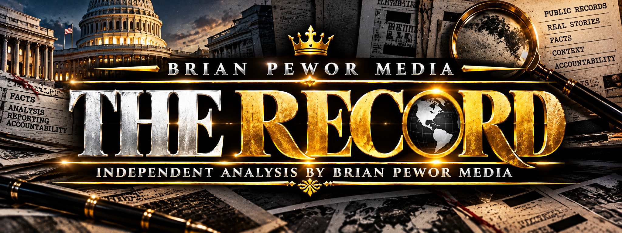 THE RECORD — Independent Analysis by Brian Pewor Media