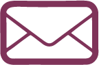 Icon of an envelope representing email or messaging