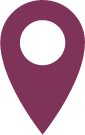 Purple map marker icon