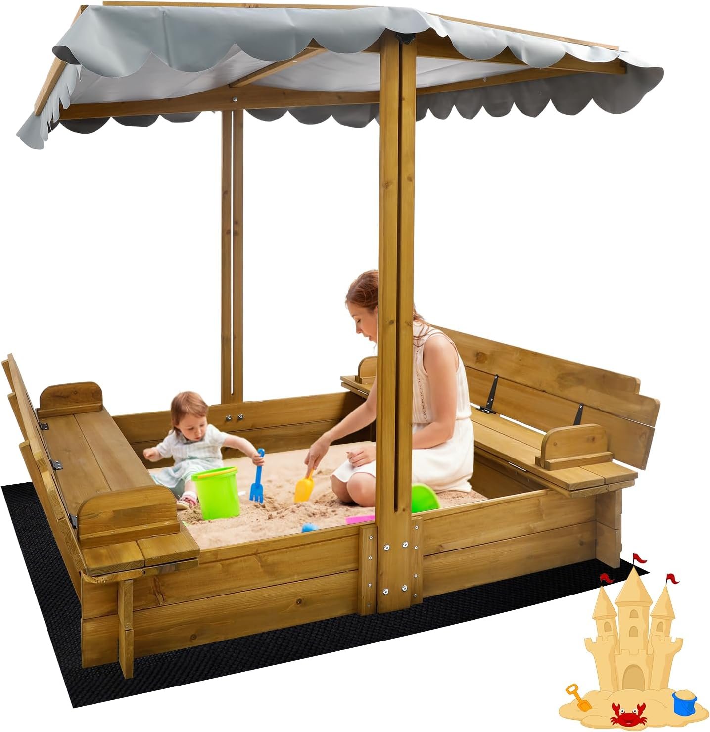 Open-ended play matters because it slows kids down enough to engage their imagination again. Sandboxes create the kind of unstructured, low-pressure play that modern childhood increasingly leaves less room for.