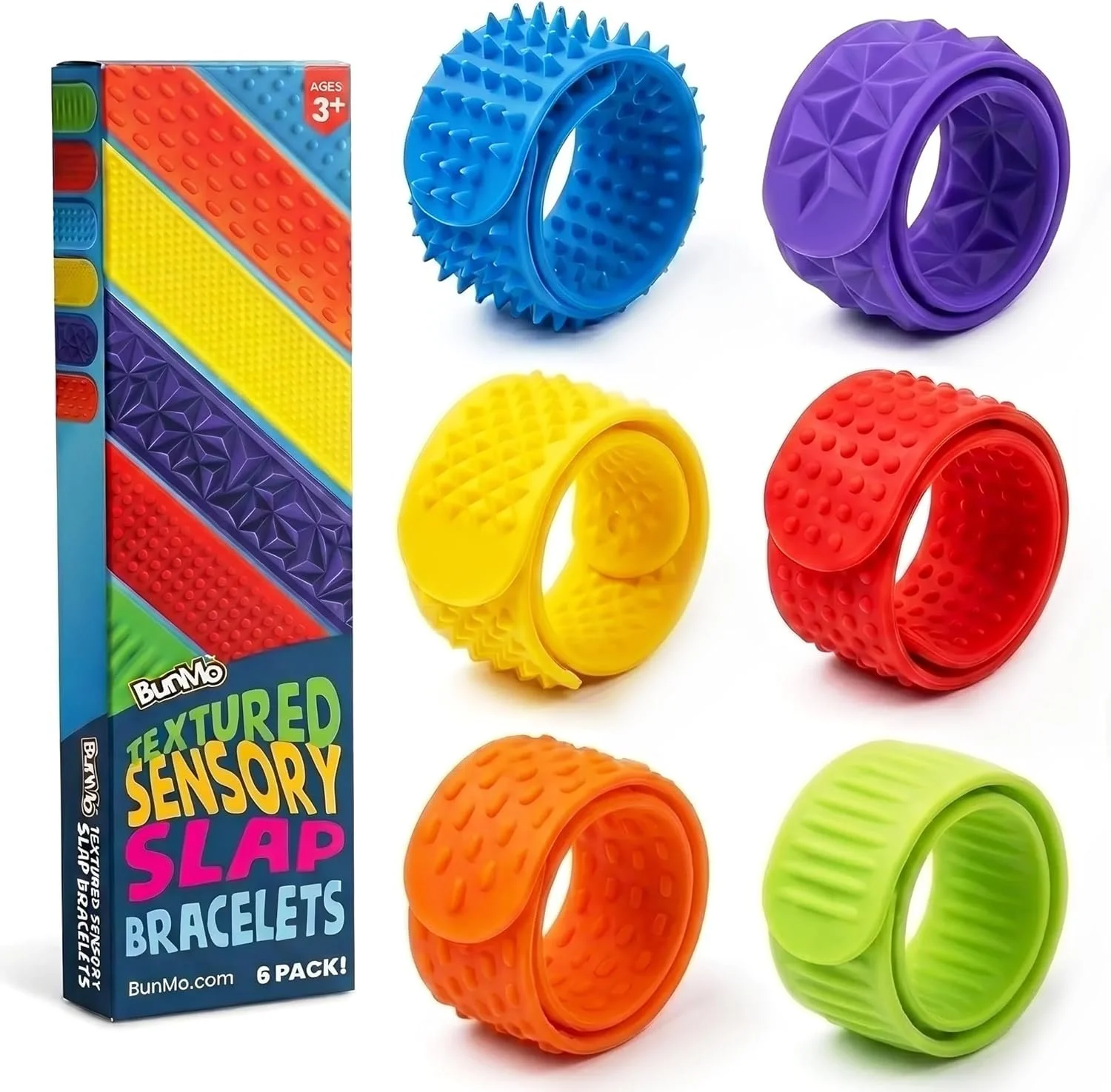 Textured silicone braclets
