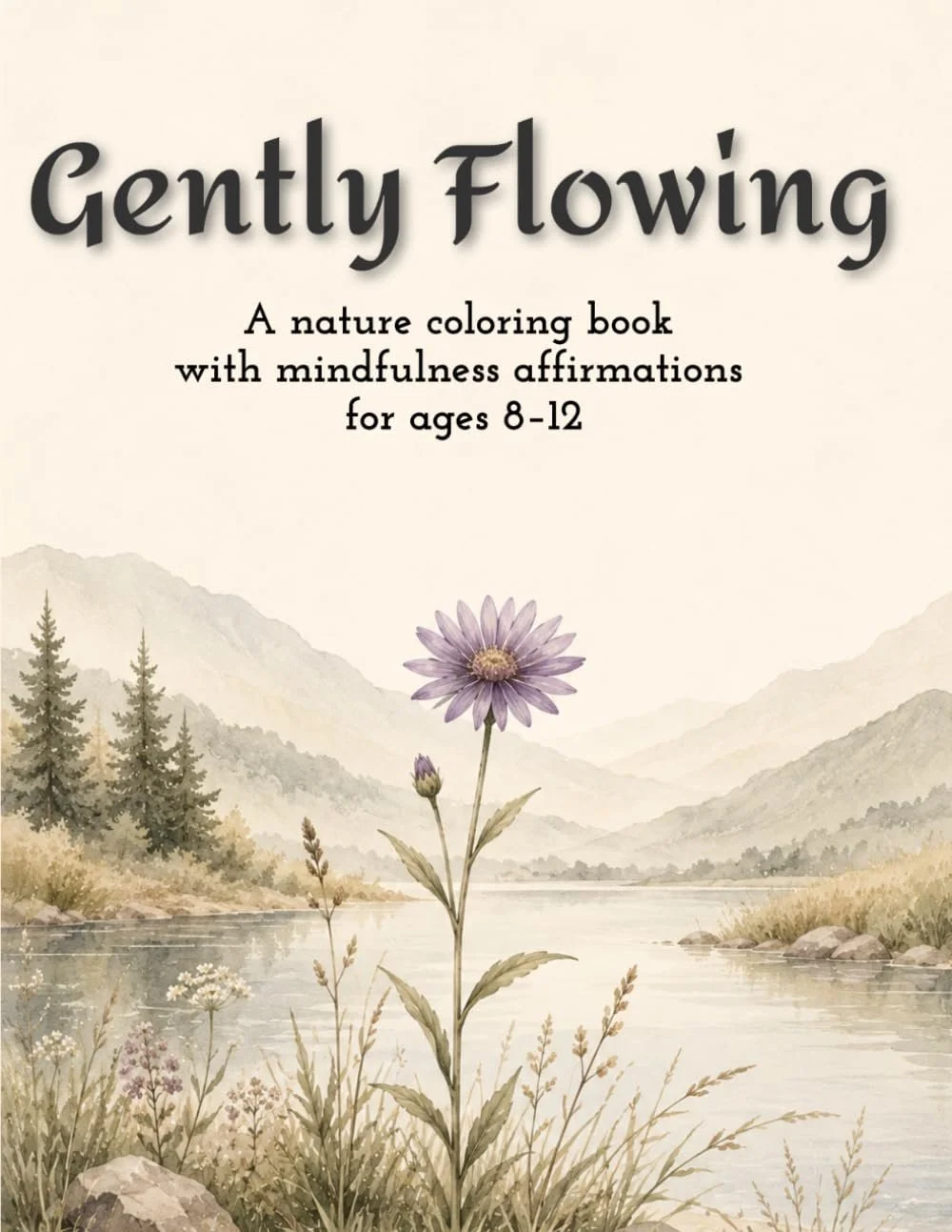 A stunning coloring book of water-based nature scenes (think lakes, waterfalls, rivers), that help your child navigate big feelings with confidence, calm, and self-awareness .Each page includes affirmations and a detailed nature picture.