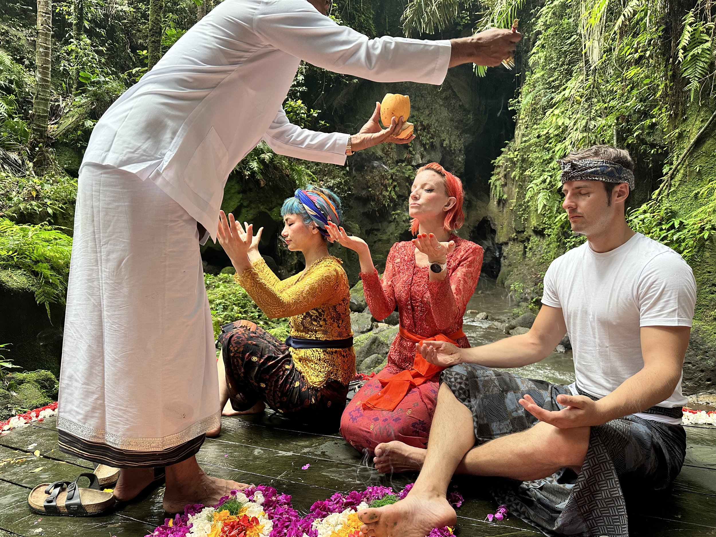 Balinese Water Blessing