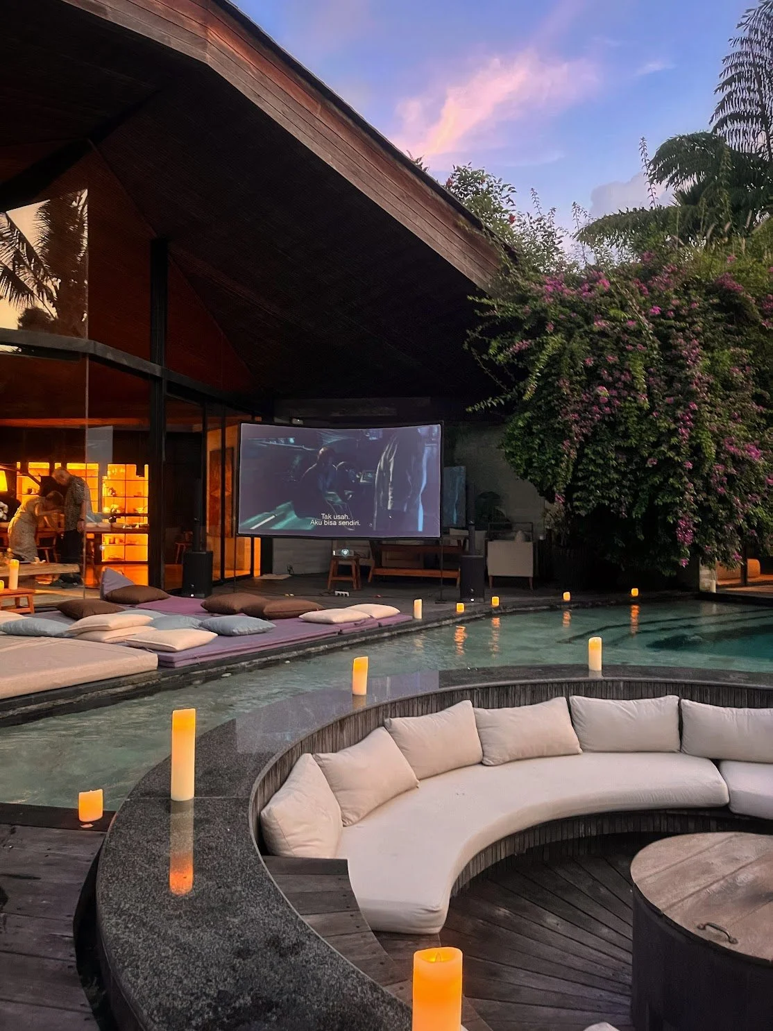 Projector Movie Night