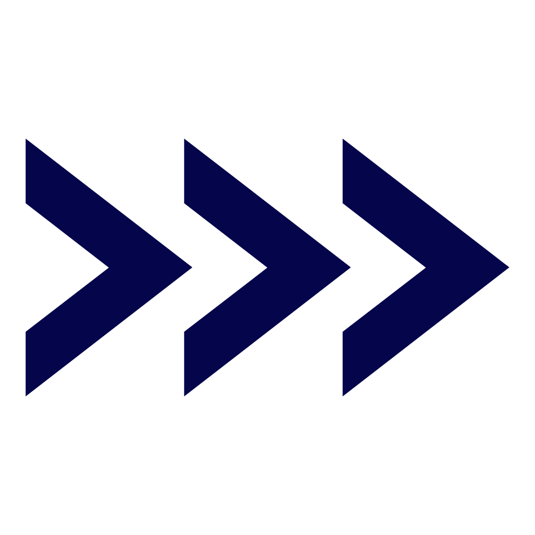 Black background with four navy blue right-facing arrows in a row