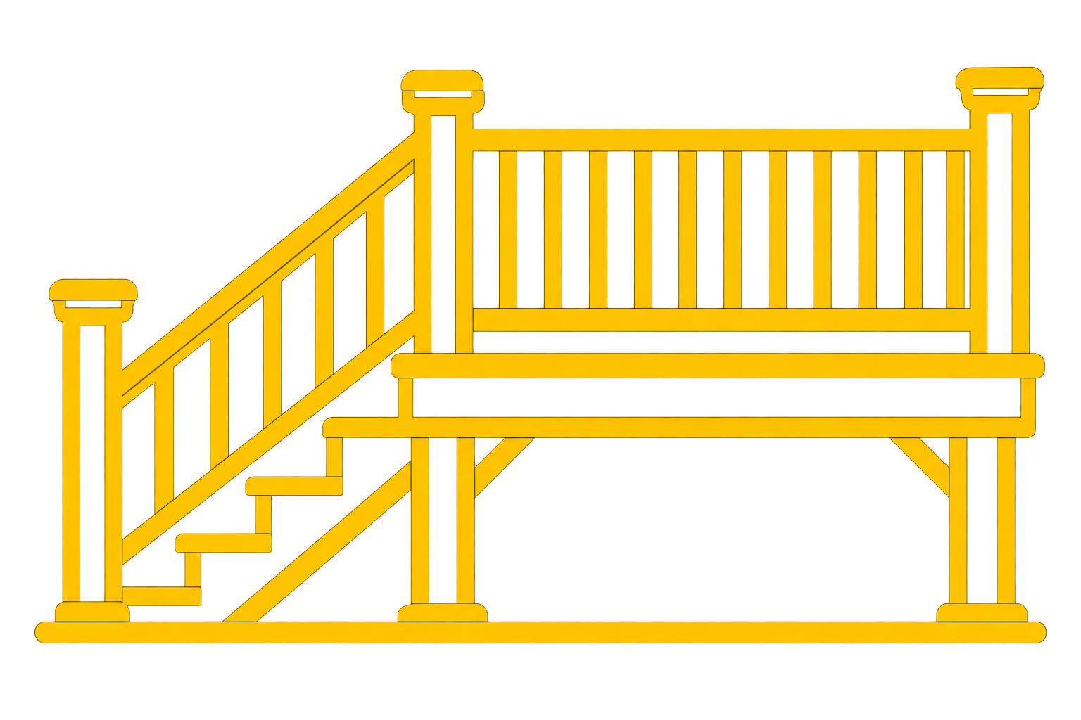 Deck construction icon
