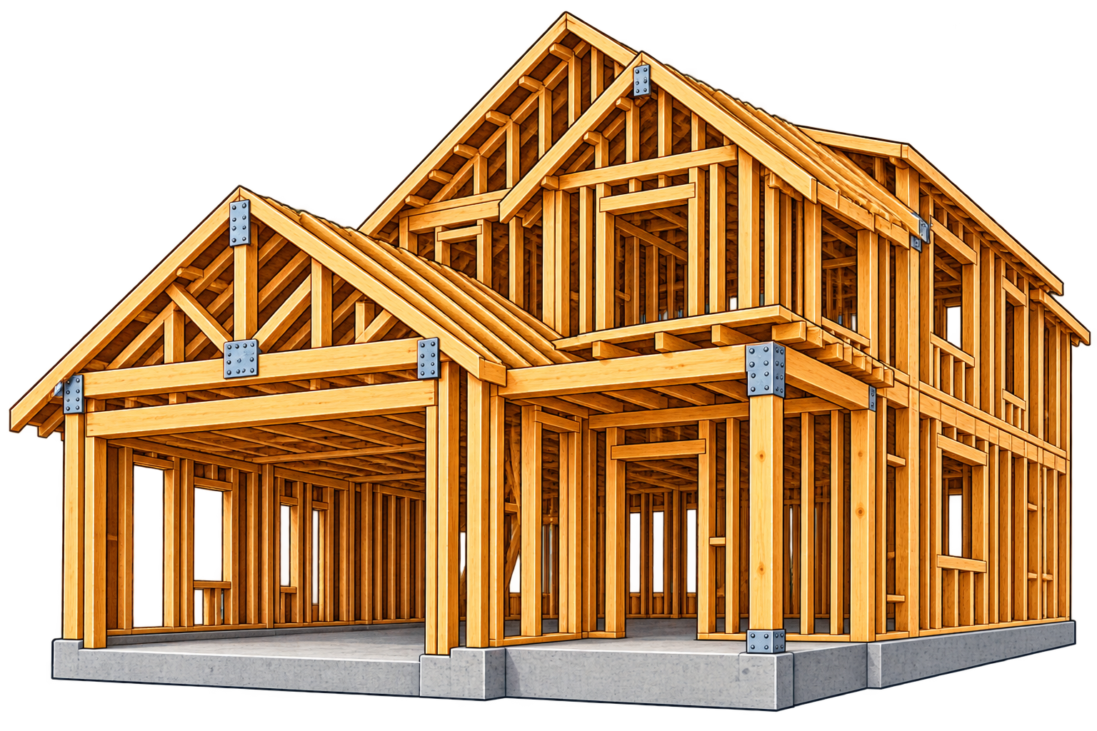 New construction framing icon