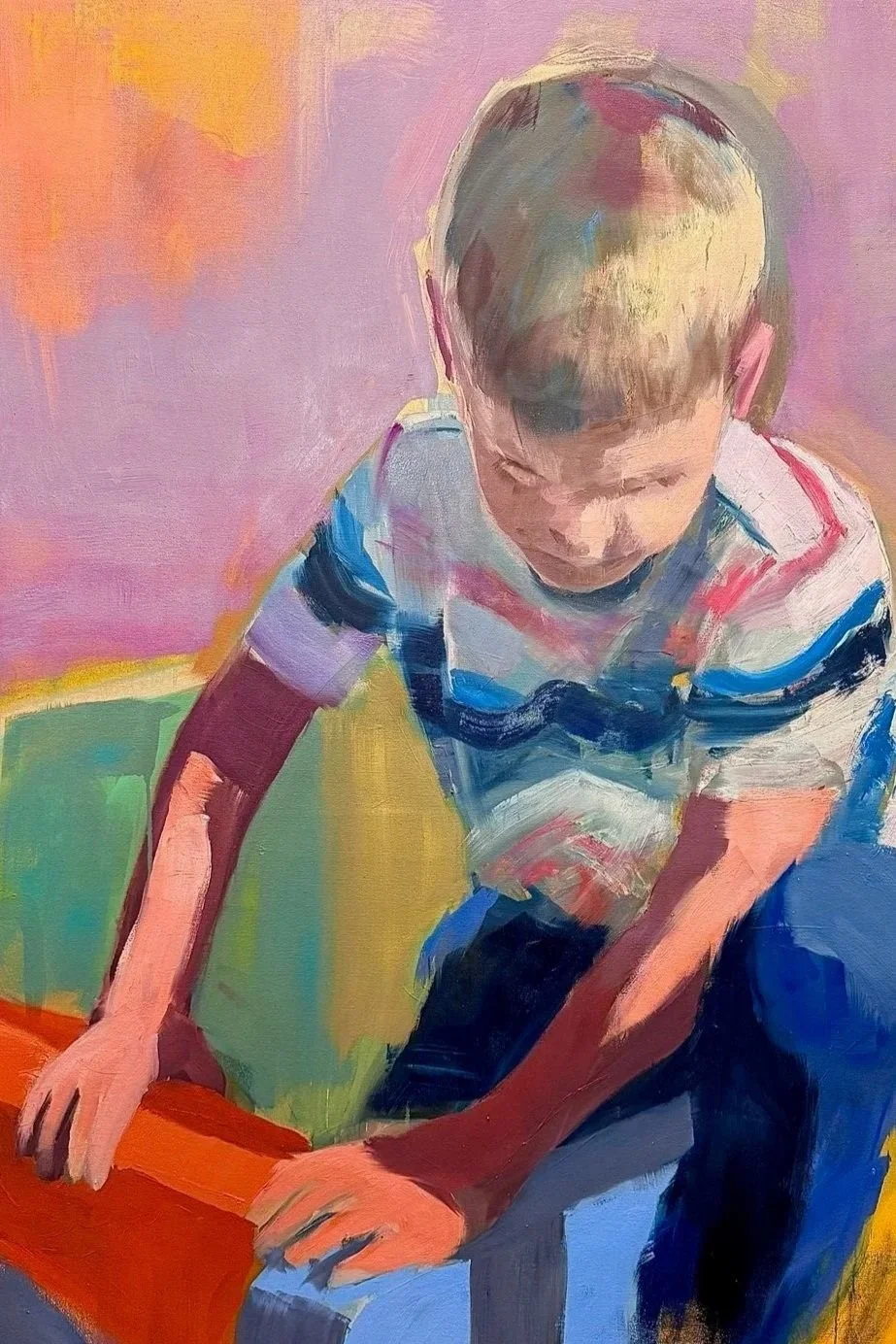 Max, oil on canvas, 60×30 in, 2026