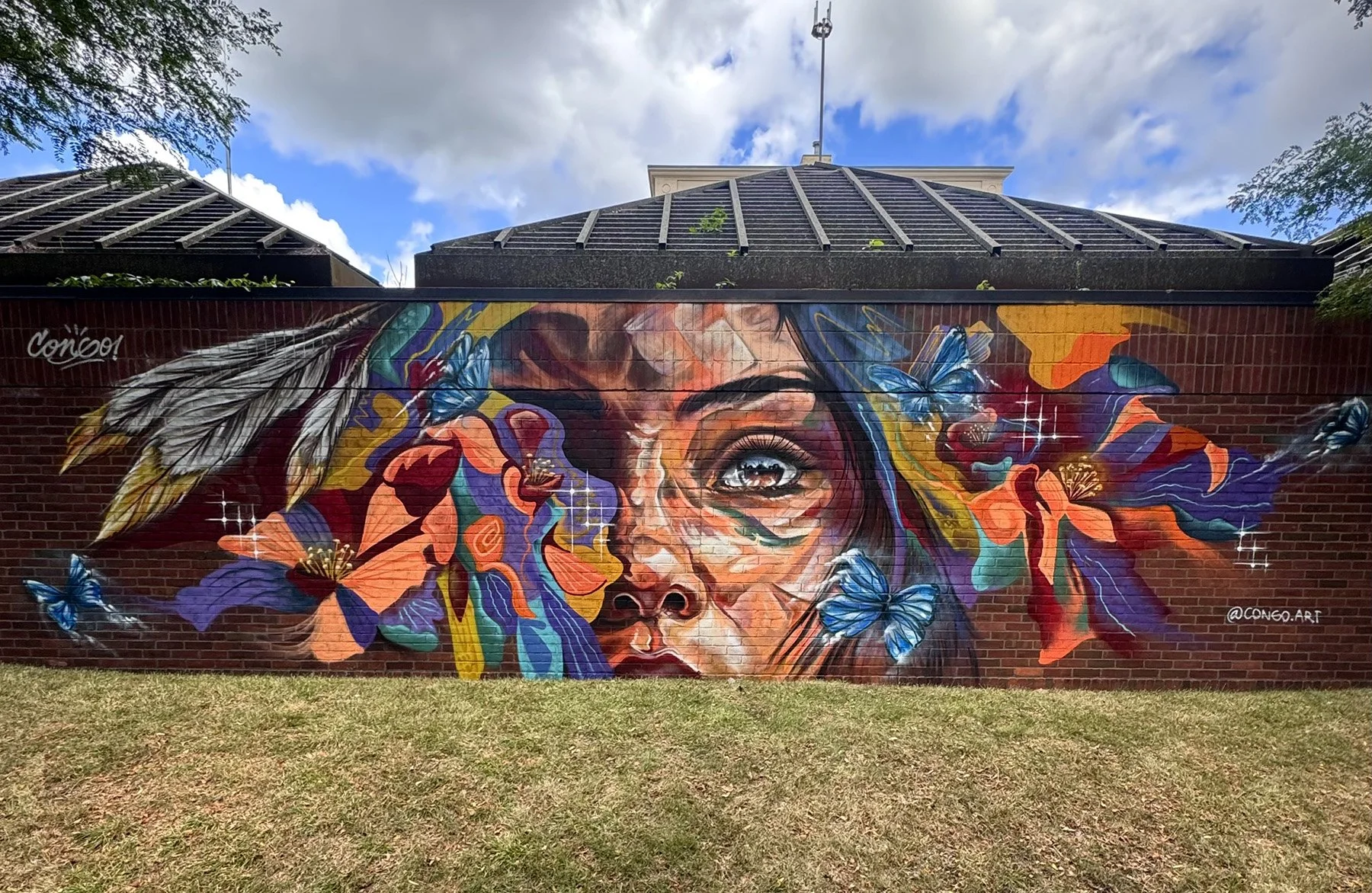"Princess Wenonah" - City of mural fest in Bay City, Michigan (2025)