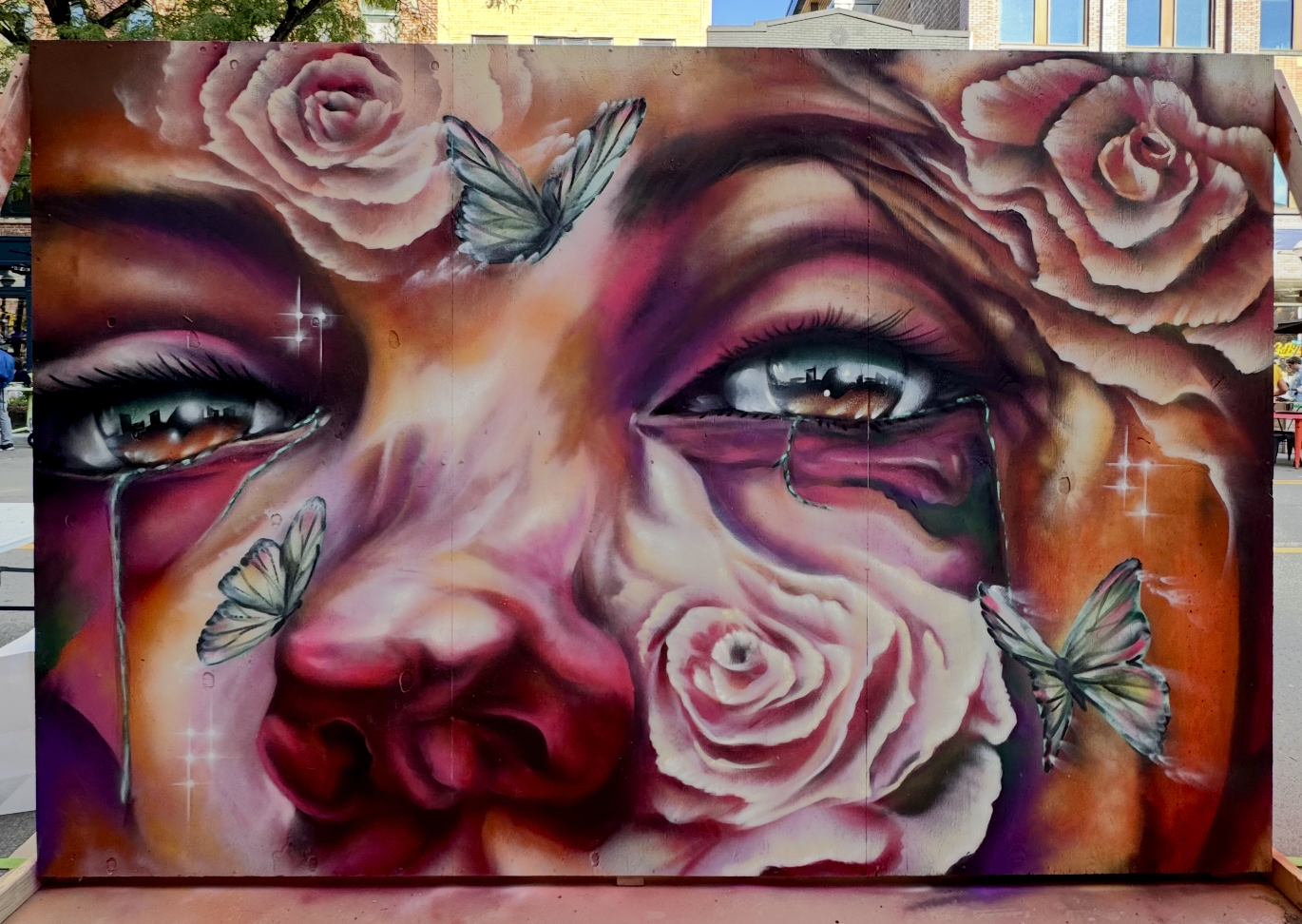 Wood panel - Main Street Art Encounter - Ann Arbor, Michigan (2025)