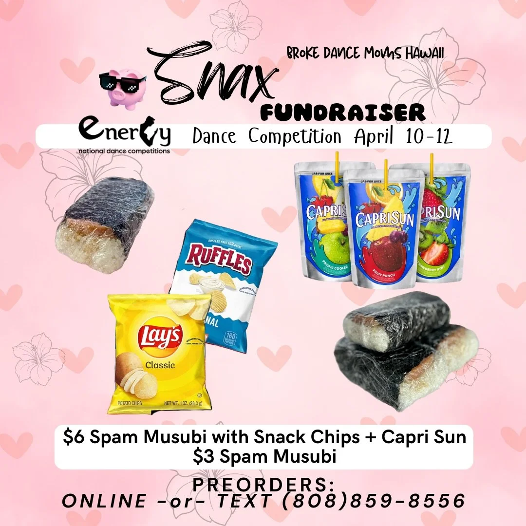 ❌CLOSED❌
🏆ENERGY Dance Competition! &mdash;Yo mamaz flashing you with a fundraiser. Order online (link in bio) or text us, preorders are now open. Grateful for you all!🙏🏼

*Juice &amp; Chip flavors will vary as snax will be pre-packed.

&bull;Preo