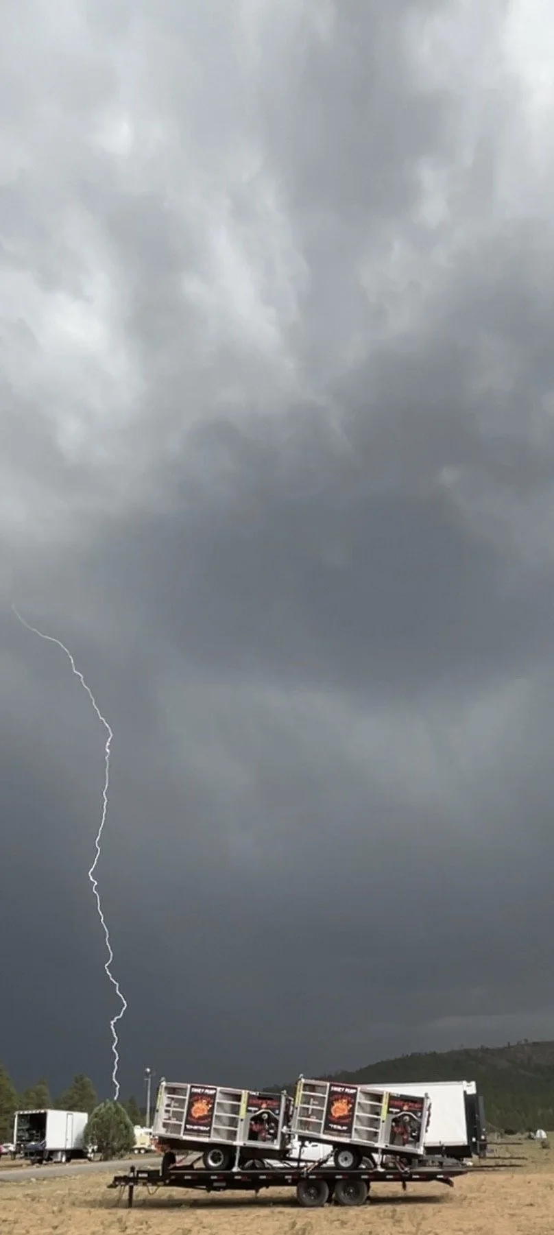 2025 Bronco Fire AZ - Lightning
