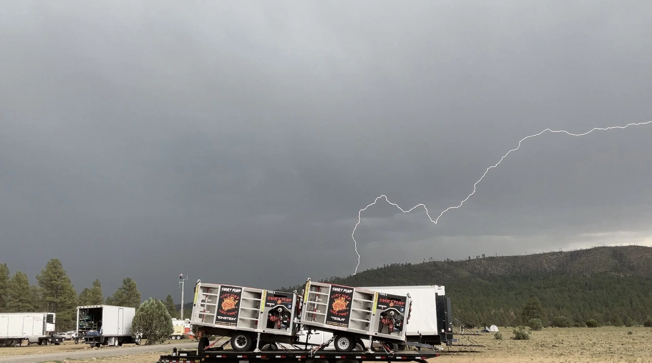 2025 Bronco Fire AZ - Horizontal Lightning