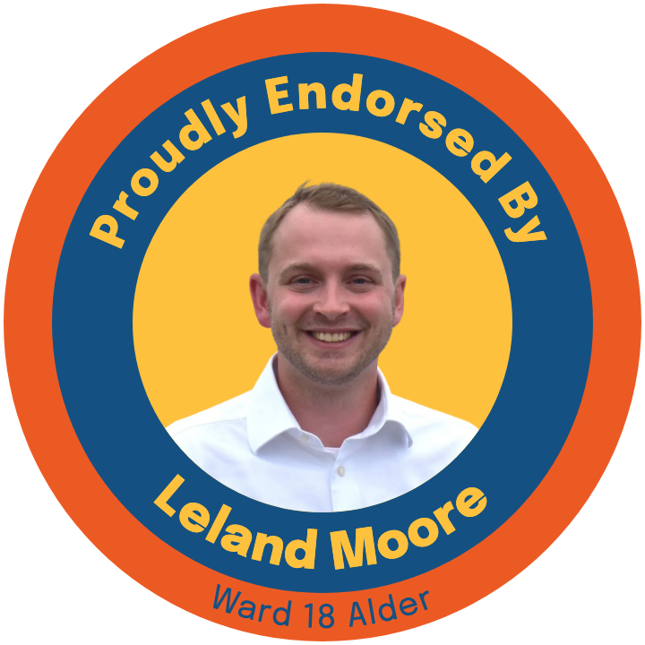 Leland Moore, Ward 18 Alder