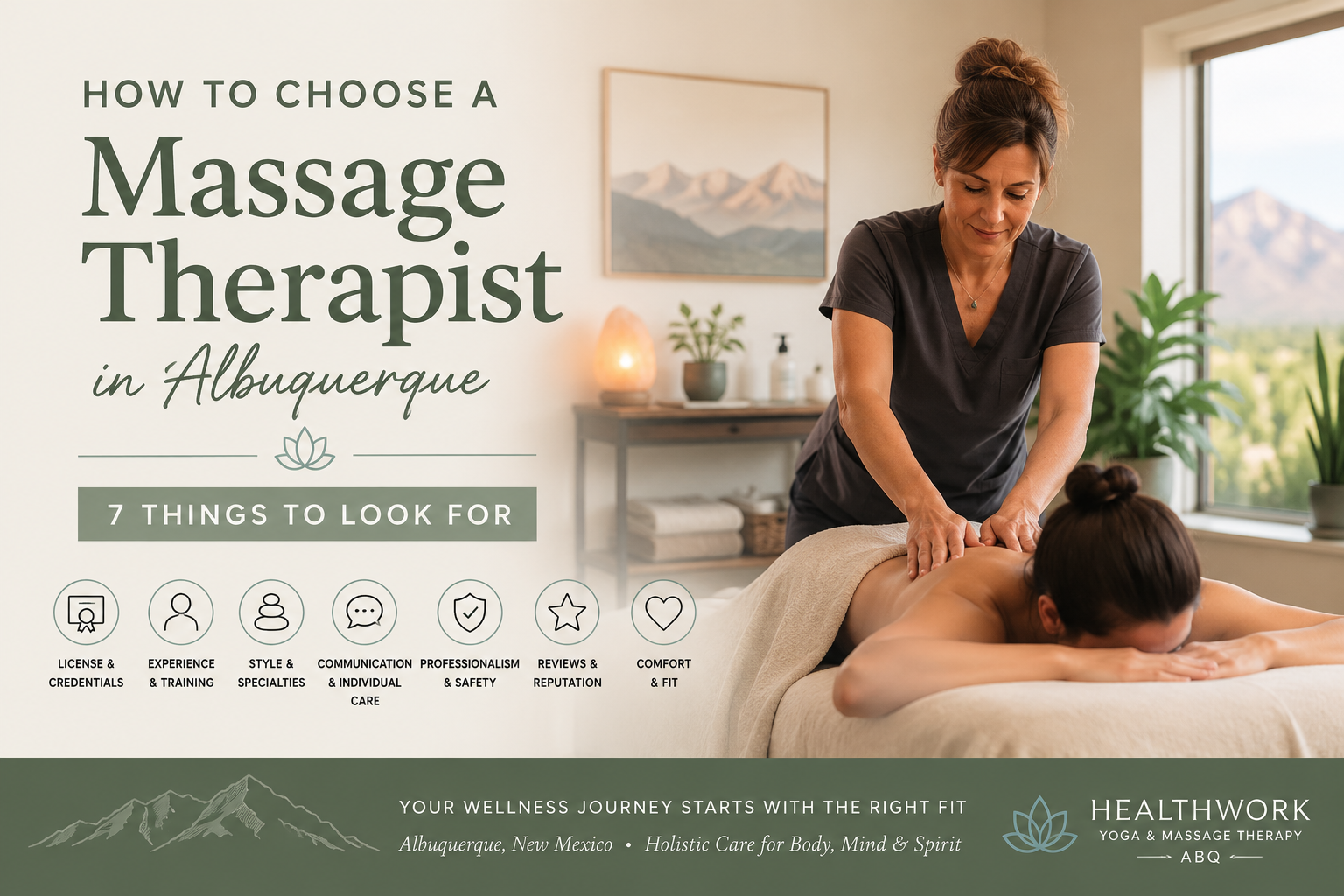 How to Choose a Massage Therapist in Albuquerque: 7 Things to Look For