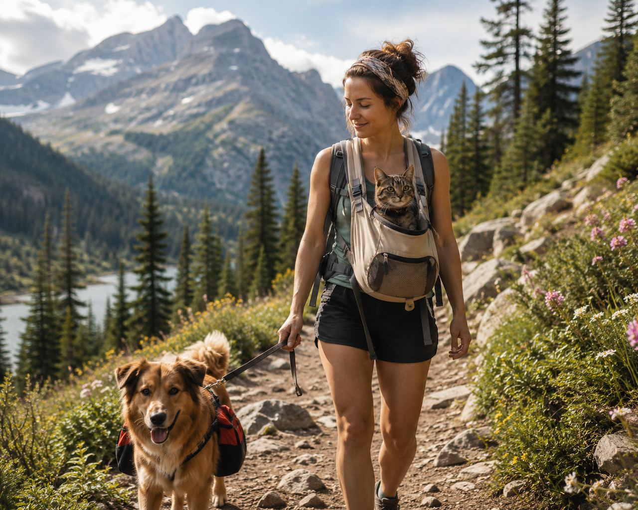 The Healing Benefits of Hiking With Your Dog — and Even Your Cat