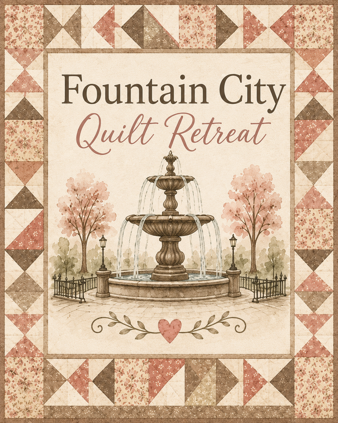 Quilting retreat getaway at Fountain City Creative Retreat near Kansas City featuring spacious creative workspaces, comfortable lodging, and community-centered weekends designed for quilting groups and creative makers.