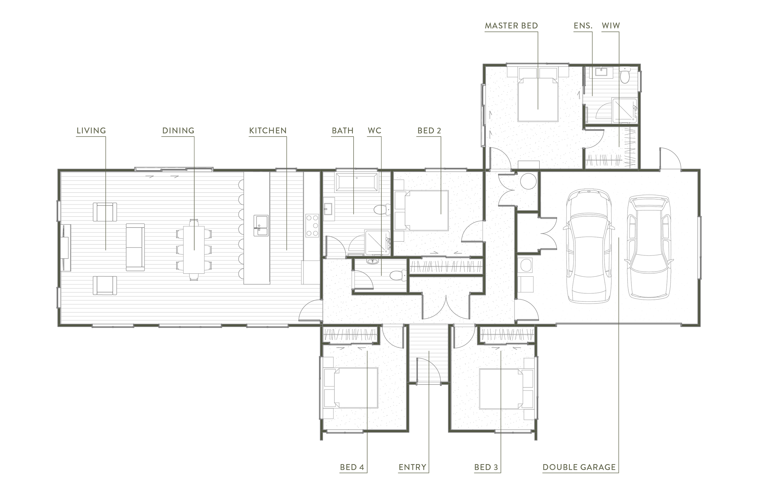 Karaka - Floor Plan - Maymorn Farm