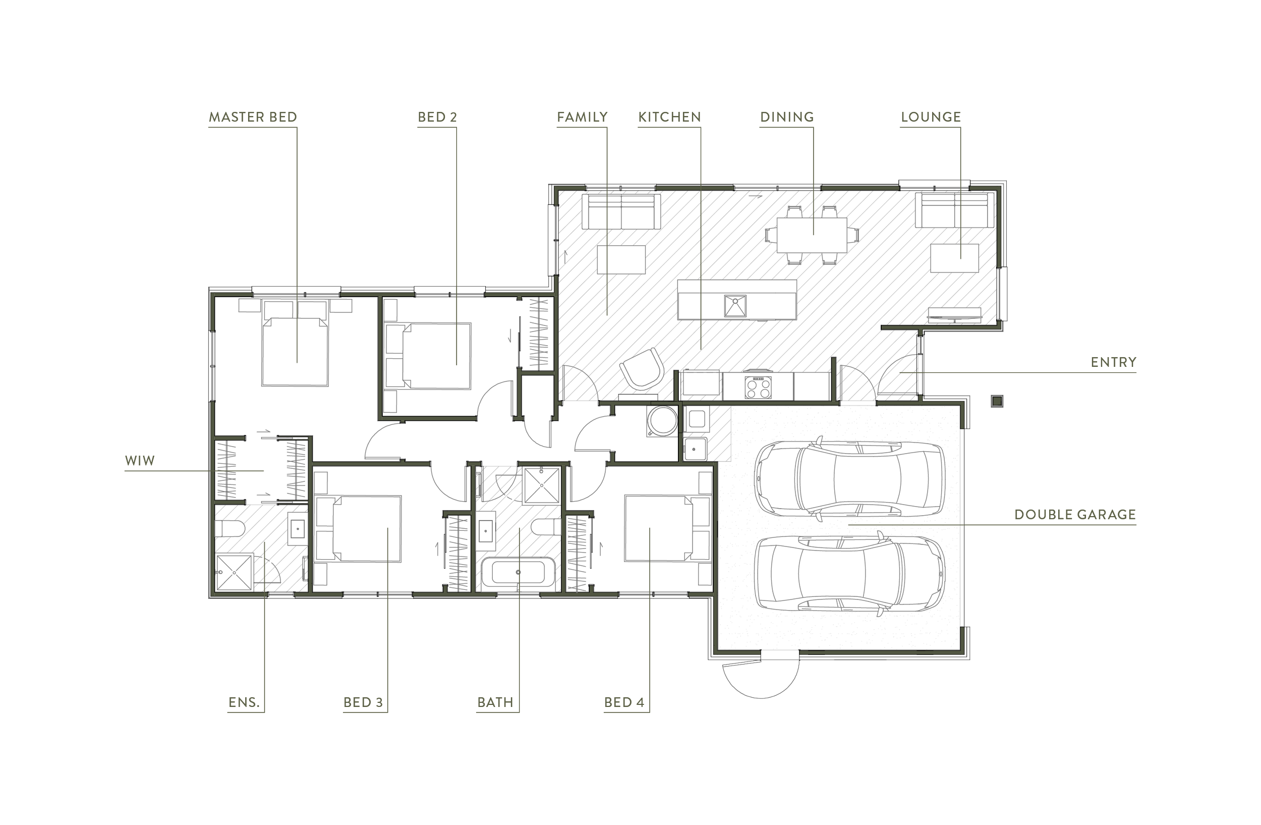 Kanuka Floor Plan - Maymorn Farm